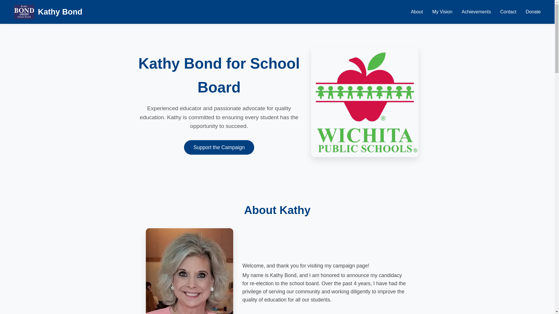 website screenshot of https://kathybond.pages.dev/