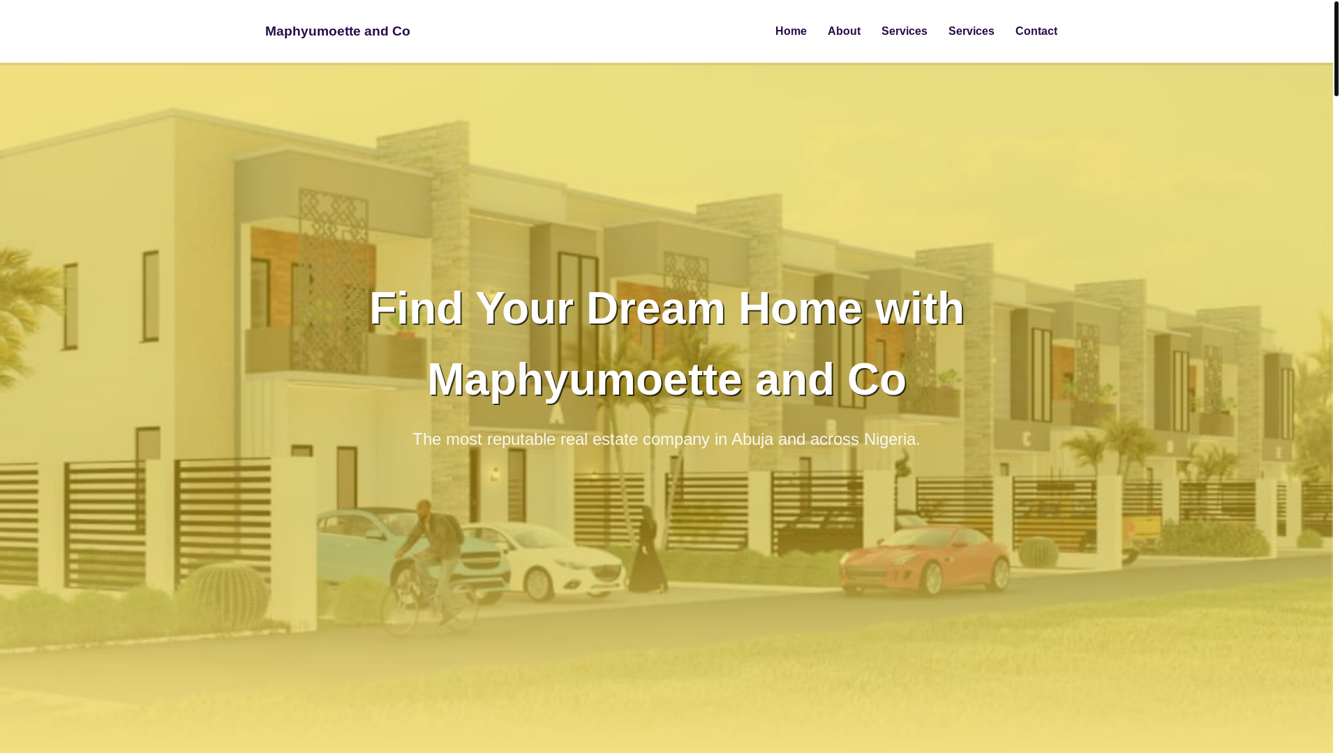 website screenshot of https://maphyumoette.com.ng/