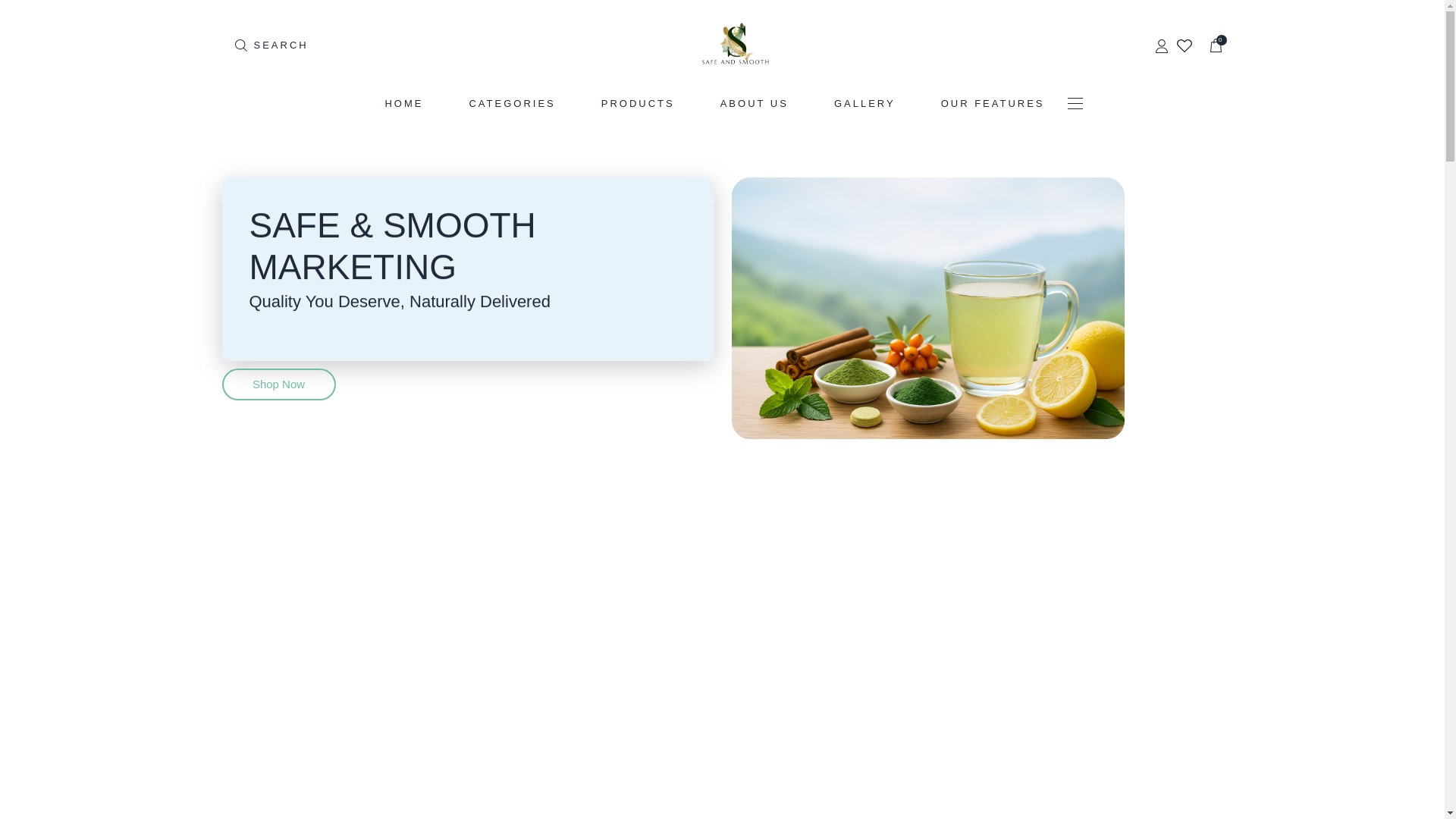 website screenshot of https://safesmoothmarketing.com/