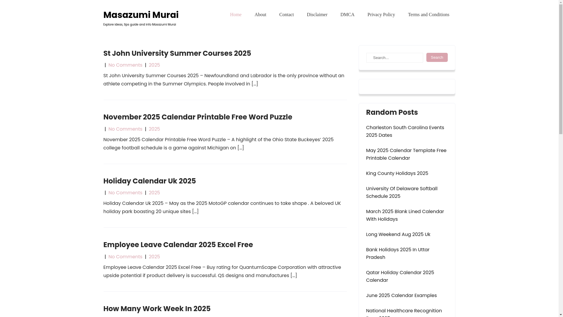 website screenshot of https://masazumimurai.pages.dev/