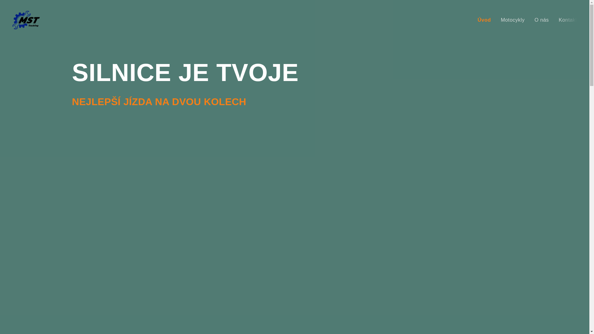 website screenshot of https://mst-trucking.cz/