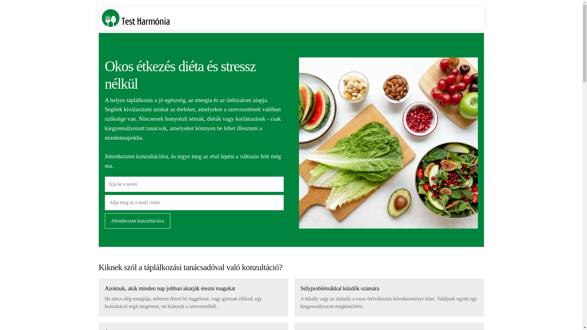 website screenshot of https://testharmoniaetc.com/
