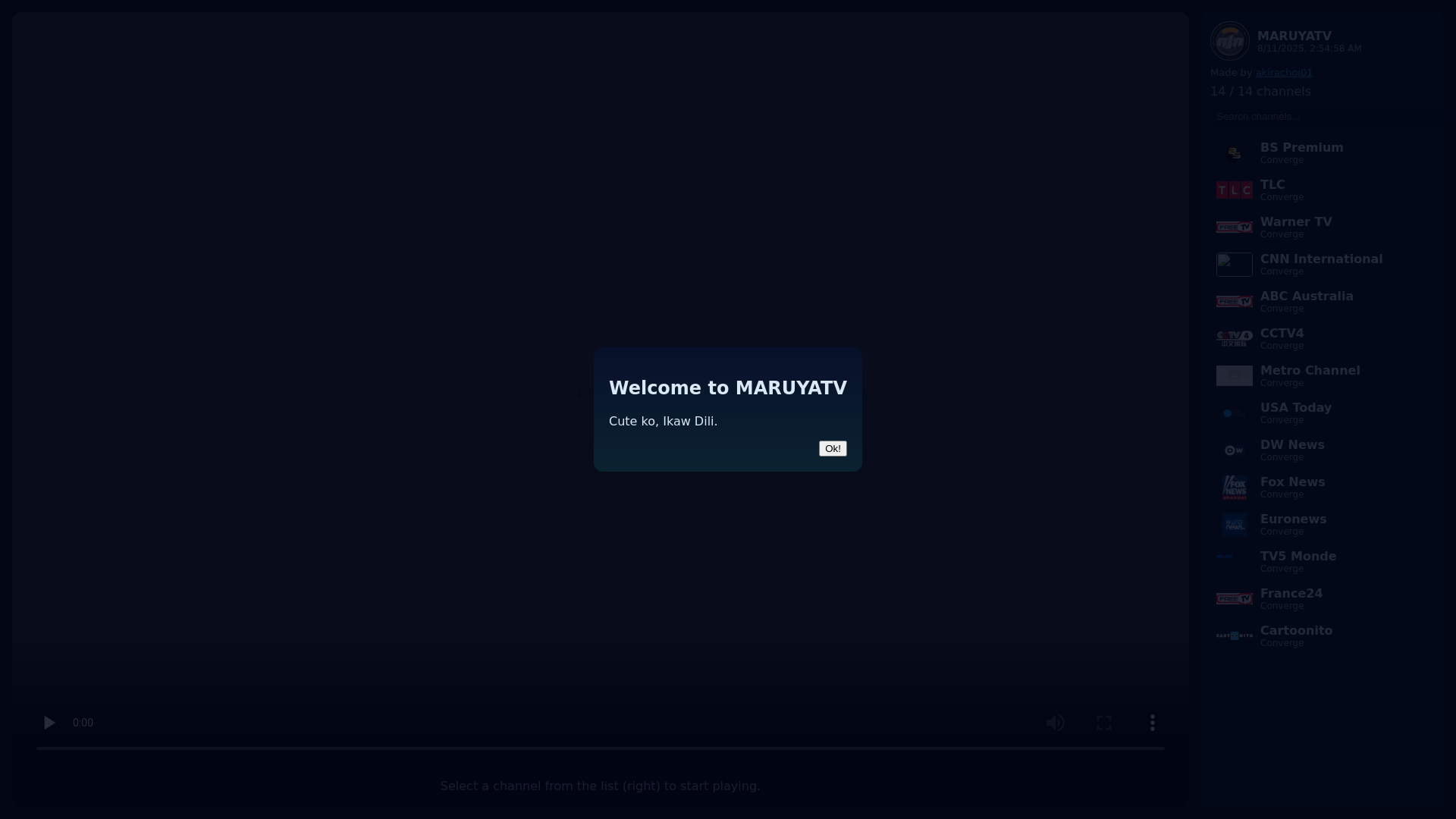 website screenshot of https://marutattcv.pages.dev/