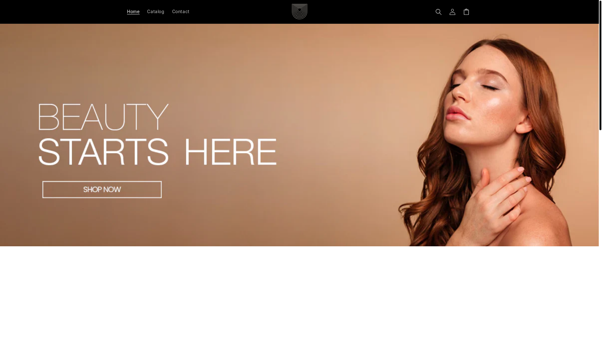 website screenshot of https://beautybybuce.com/