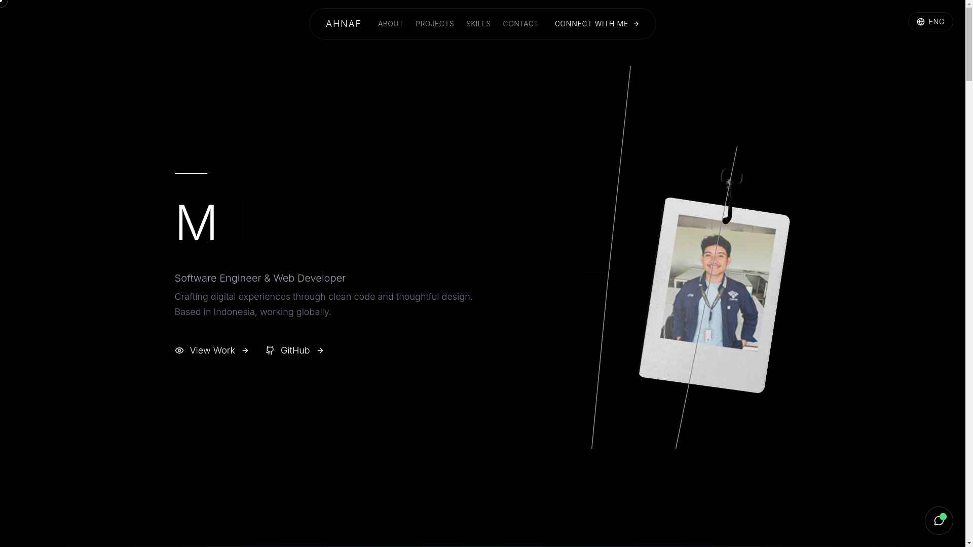 website screenshot of https://ahnafabdun.me/