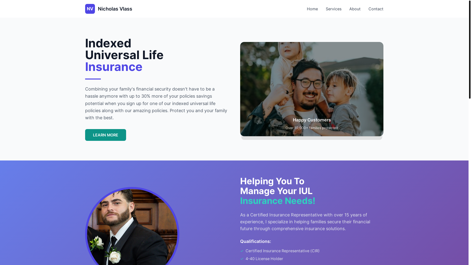 website screenshot of https://lifeinsurance-site.pages.dev/
