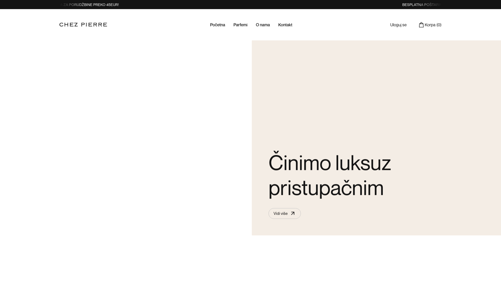 website screenshot of https://chezpierre.me/