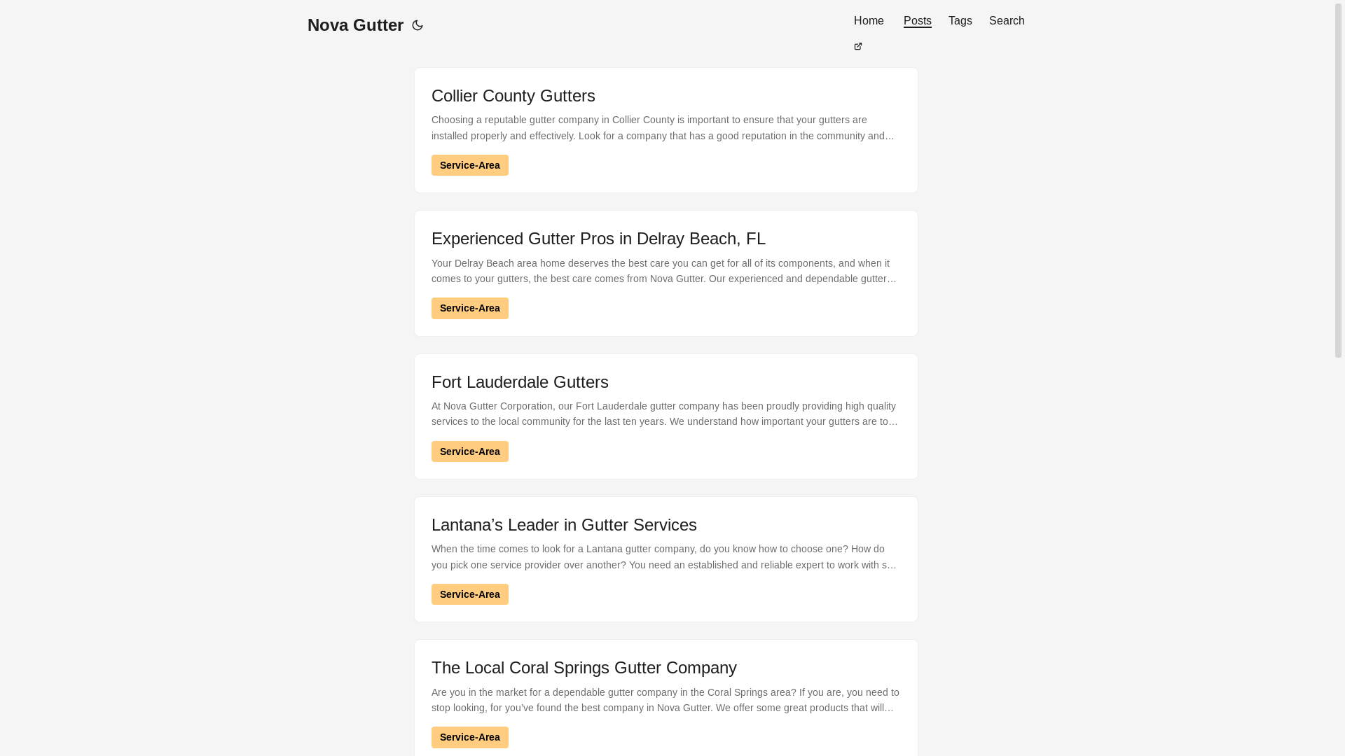 website screenshot of https://nova-gutter.pages.dev/