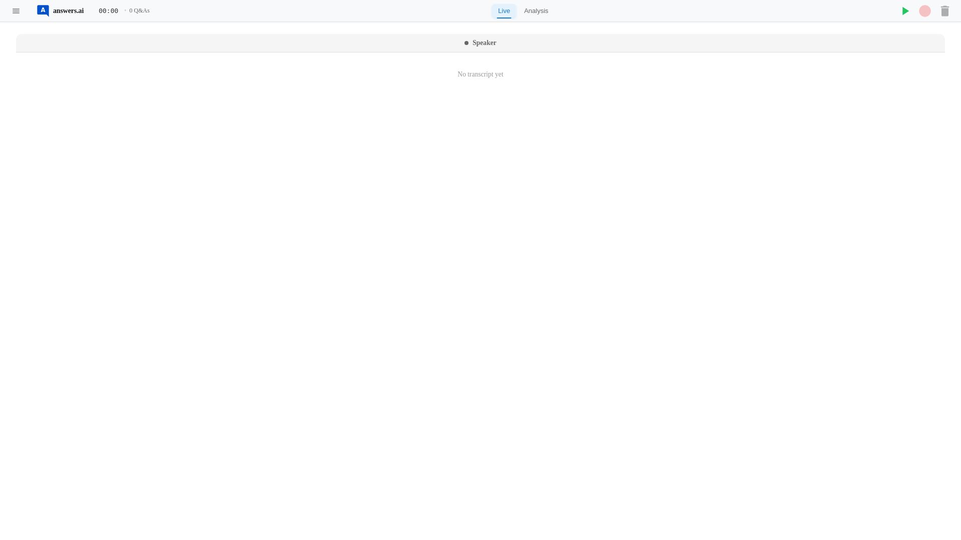 website screenshot of https://speechstack.app/