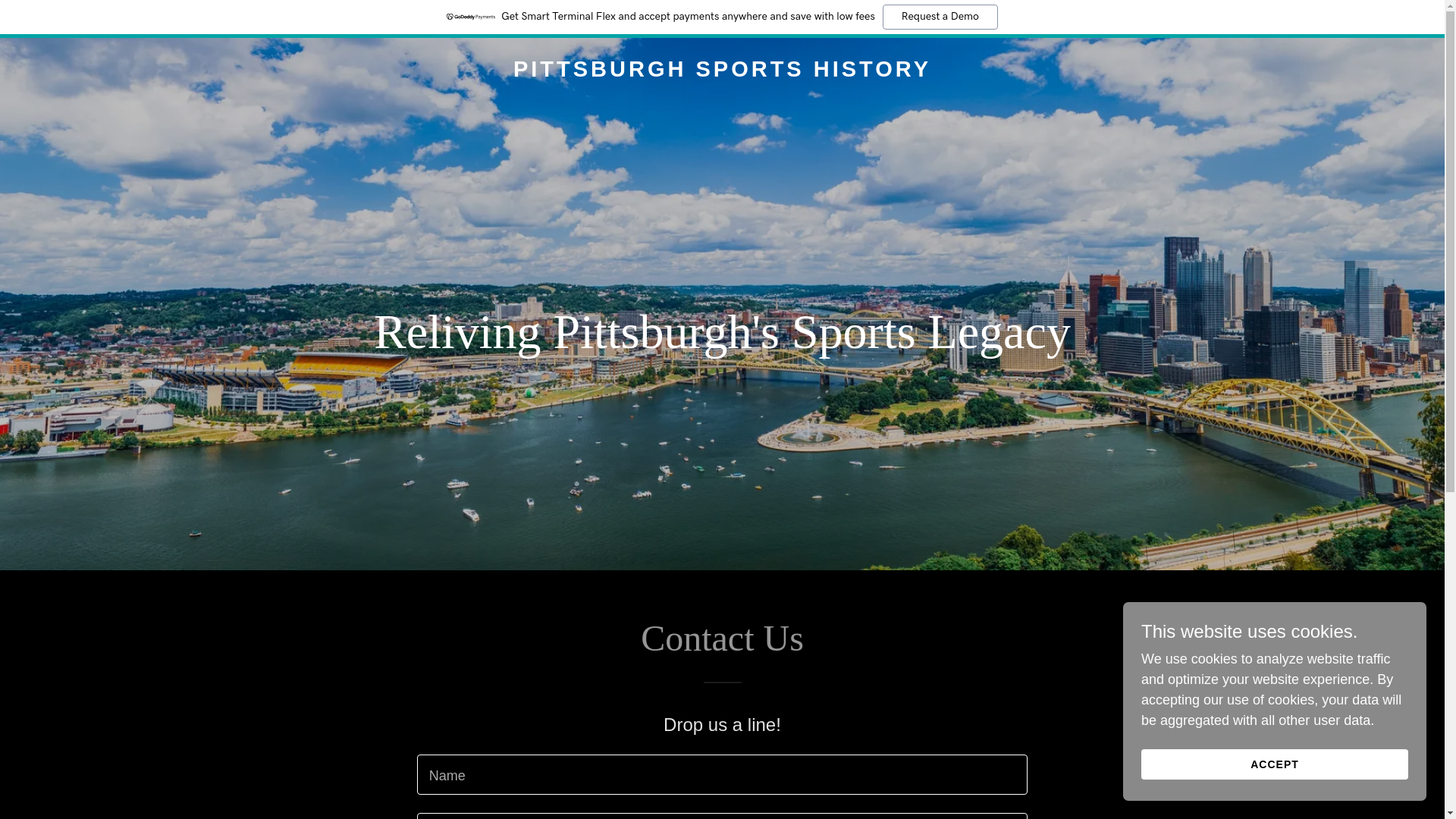 website screenshot of https://pittsburghsportshistory.com/