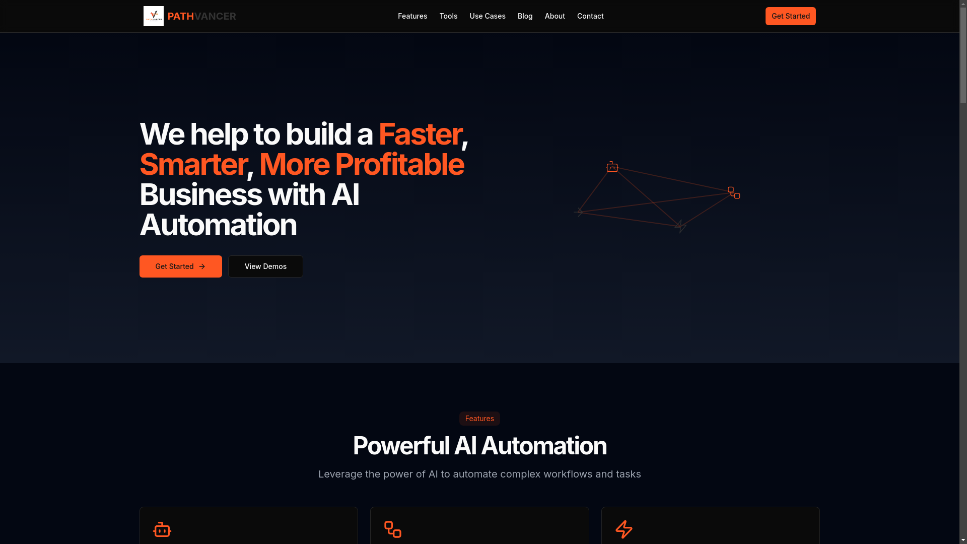 website screenshot of https://thevacnerautomation.com/