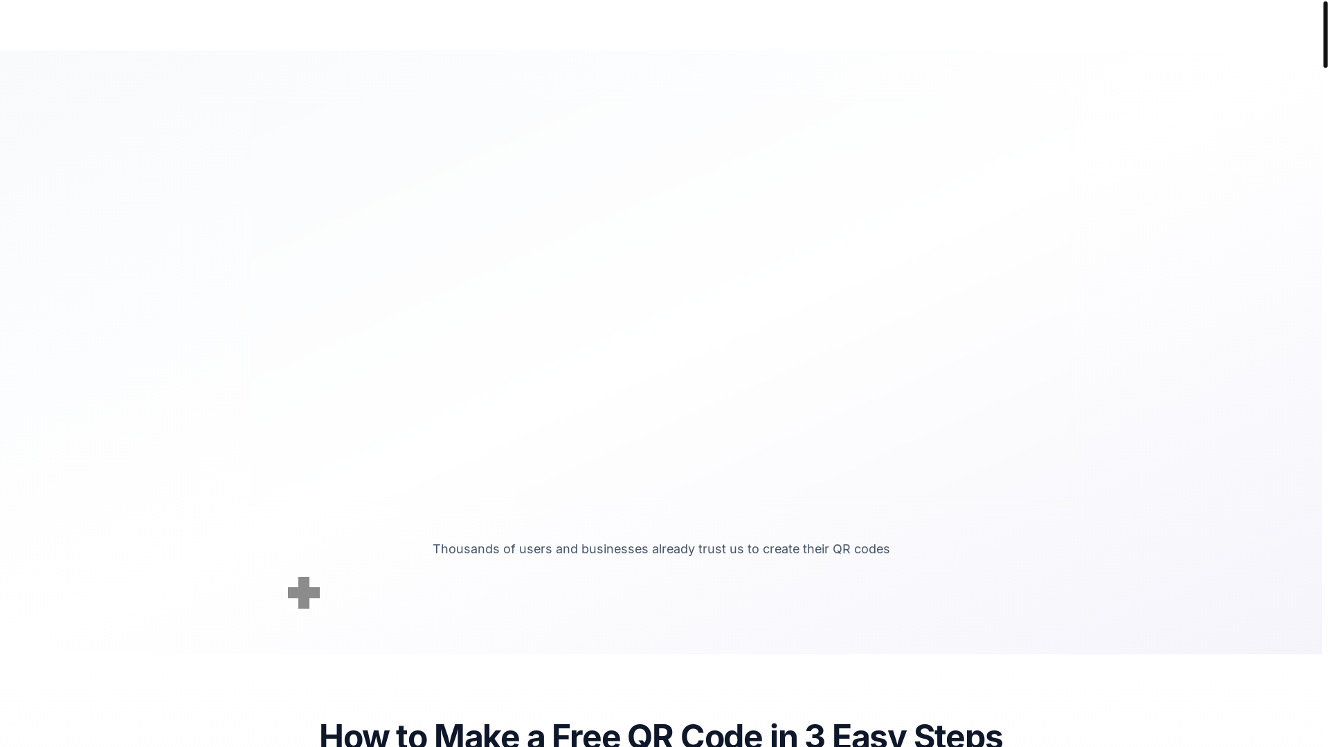 website screenshot of https://qr-code-meister.de/