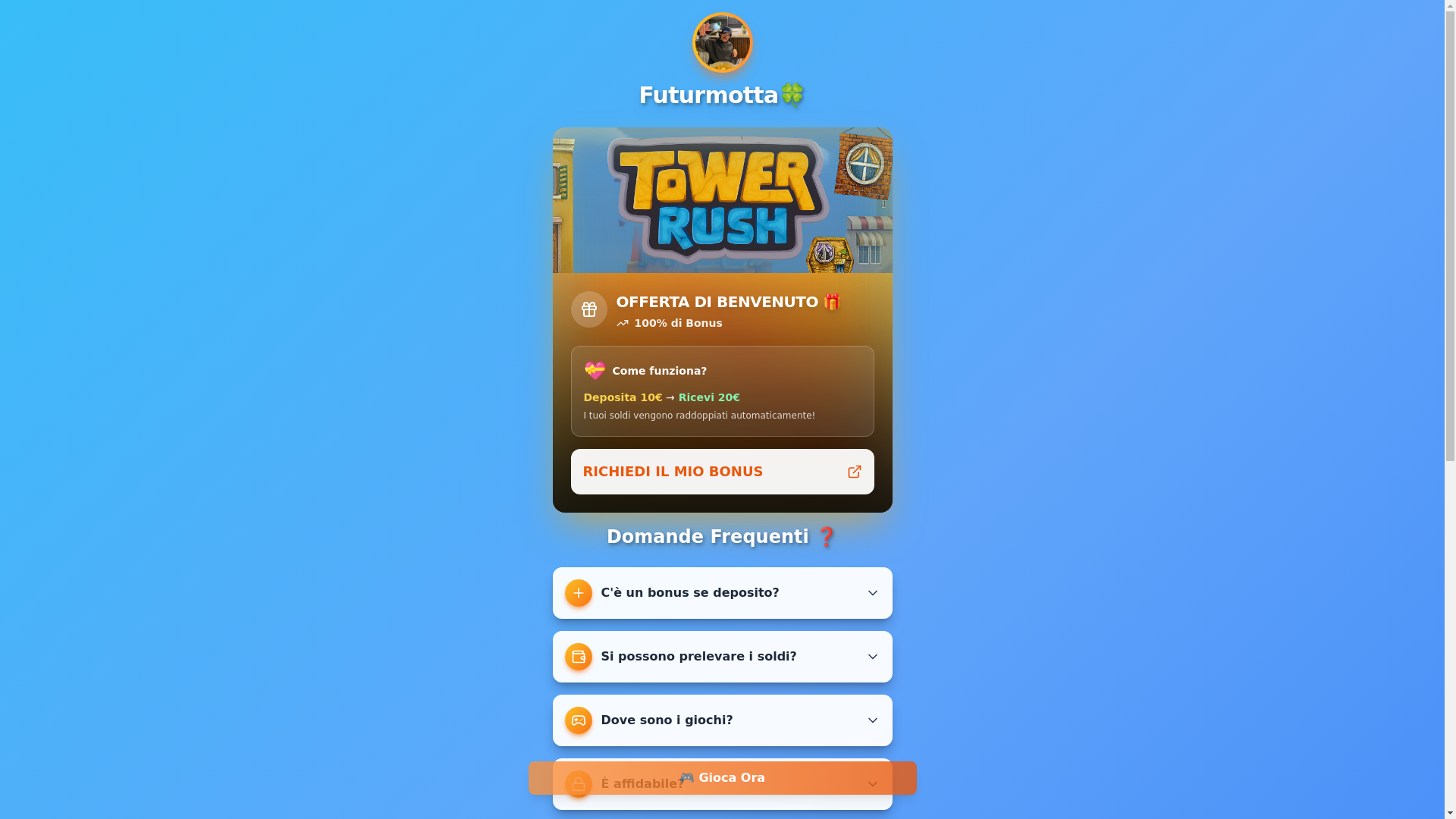 website screenshot of https://giocodellatorre.com/