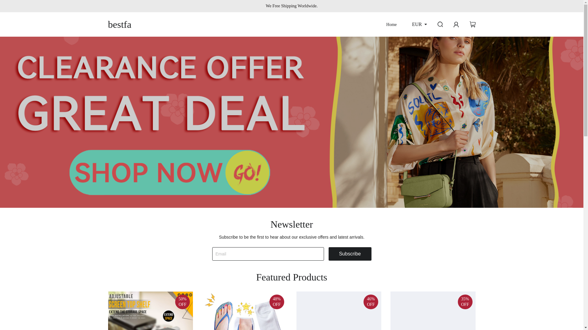 website screenshot of https://bestfa.shop/