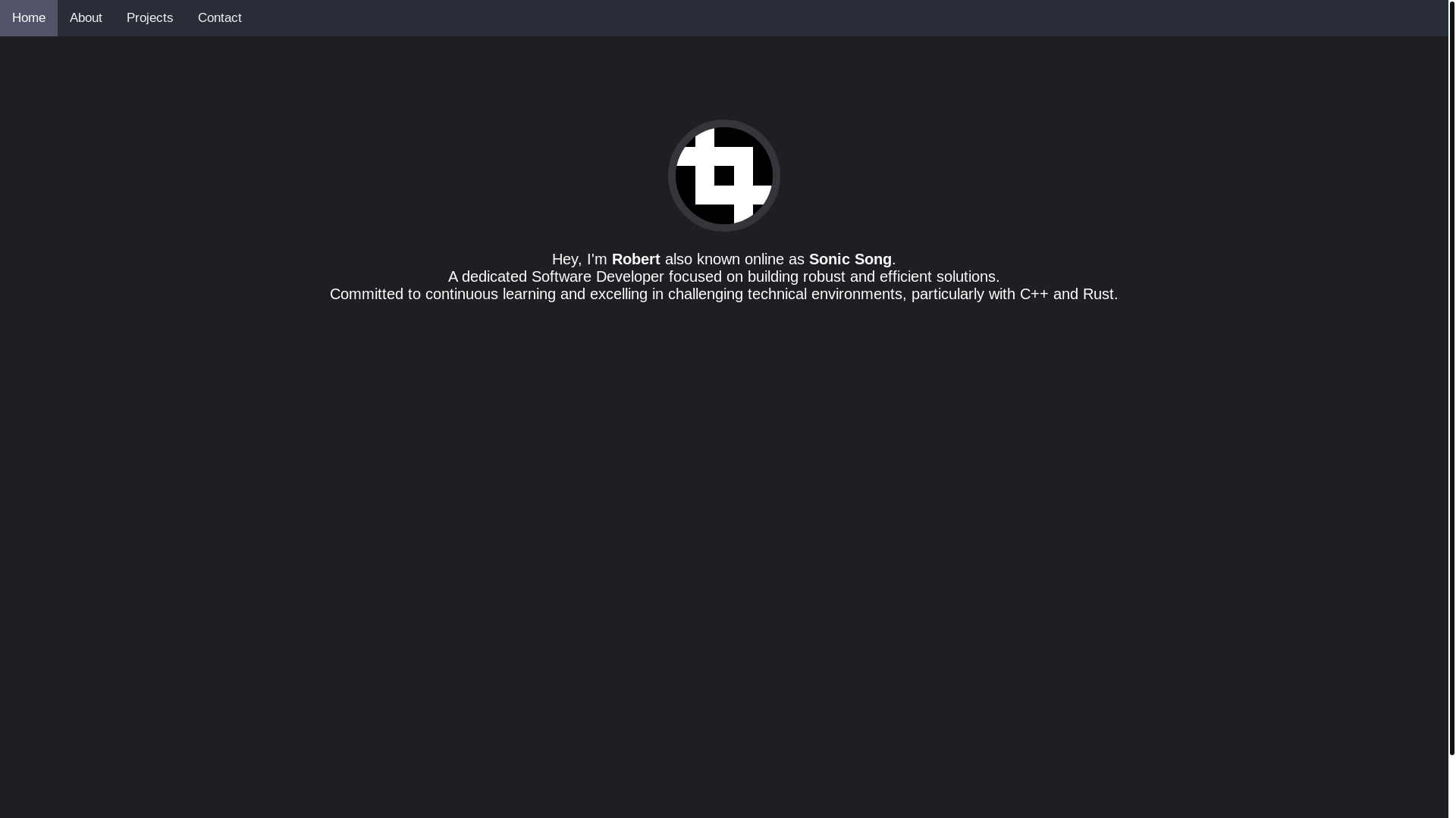 website screenshot of https://sonicsong.xyz/