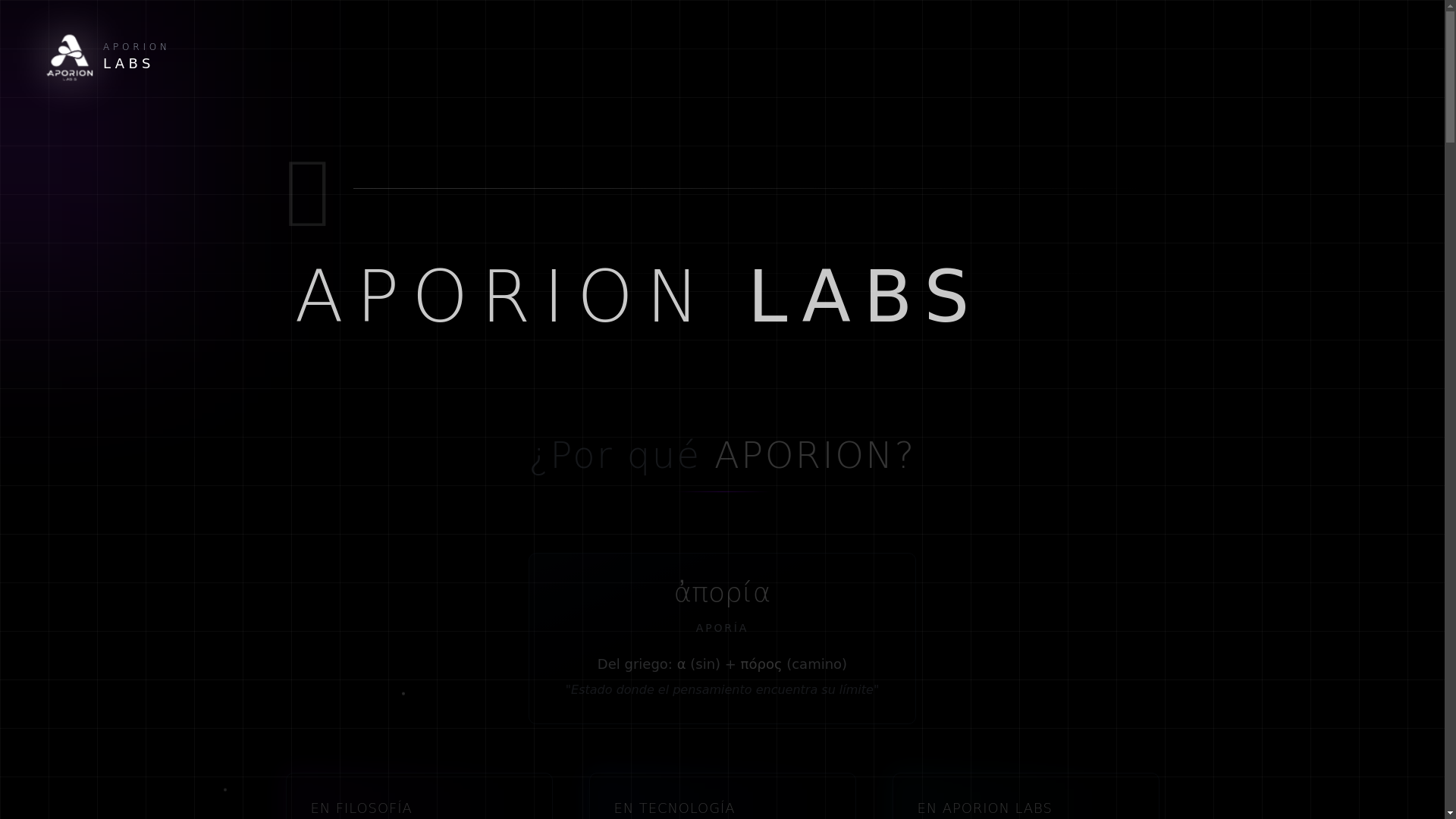 website screenshot of https://web-aporionlabs-2025.pages.dev/