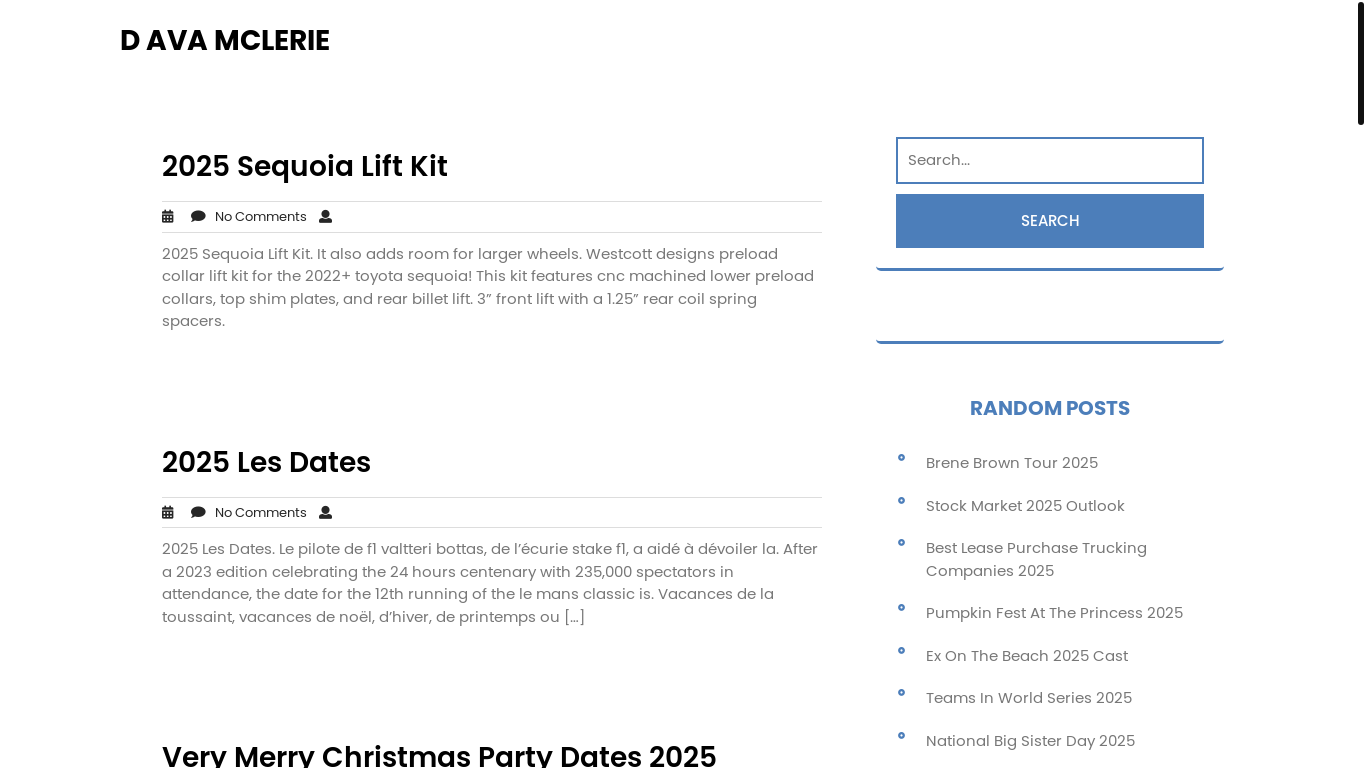 website screenshot of https://davamclerie.pages.dev/