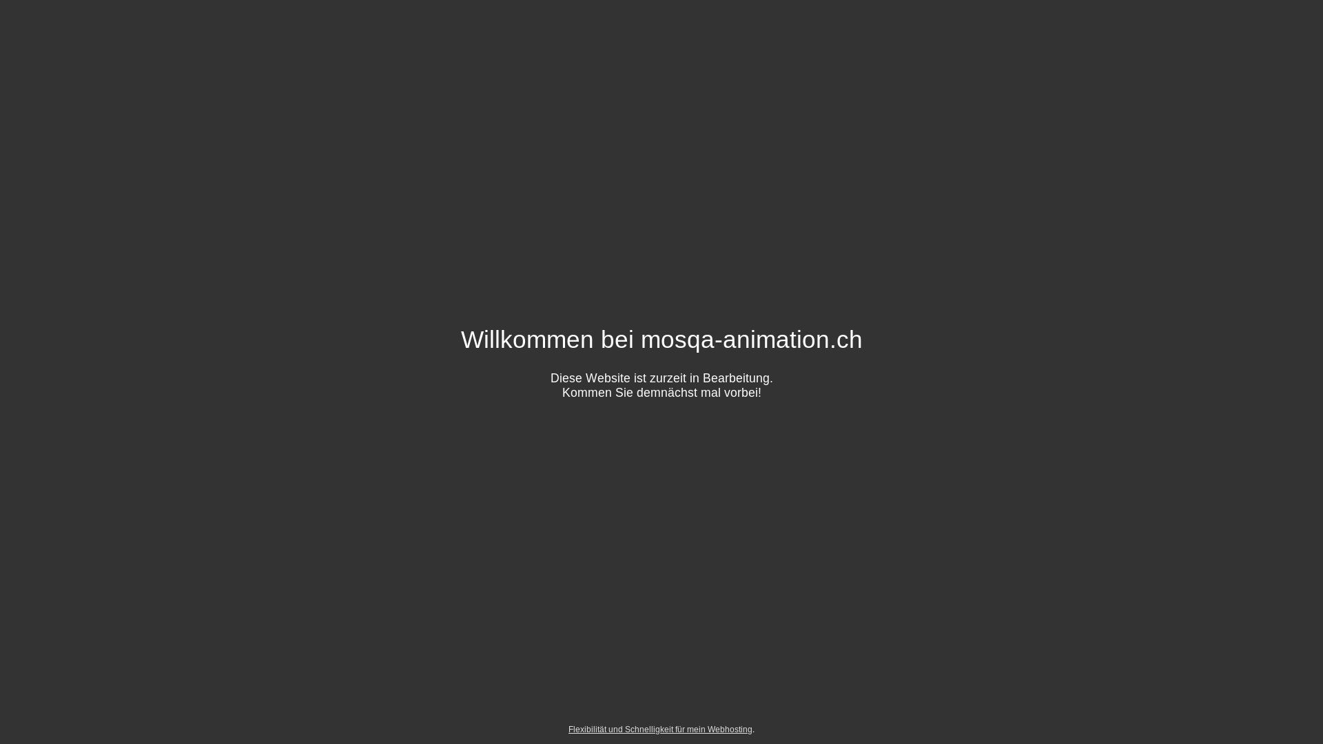 website screenshot of https://mosqa-animation.ch/