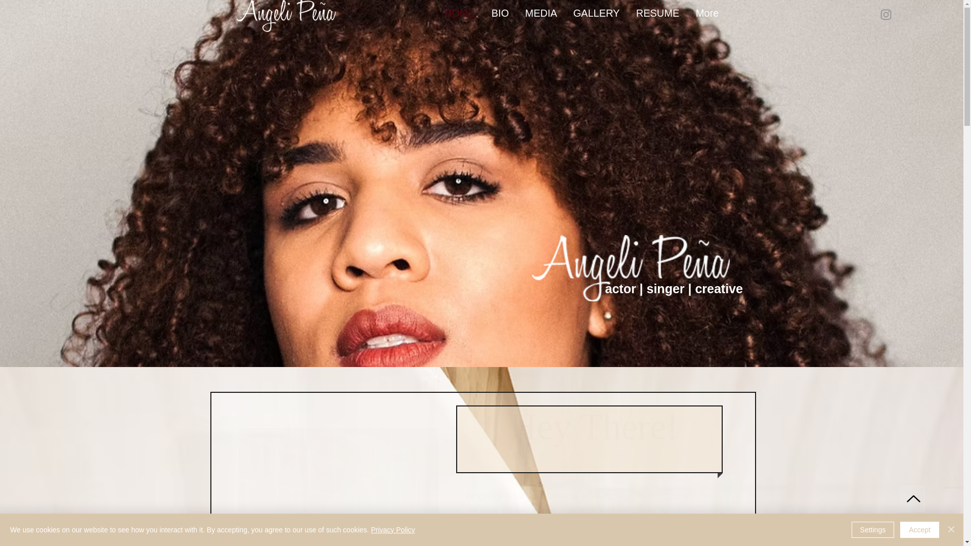 website screenshot of https://angelipena.com/