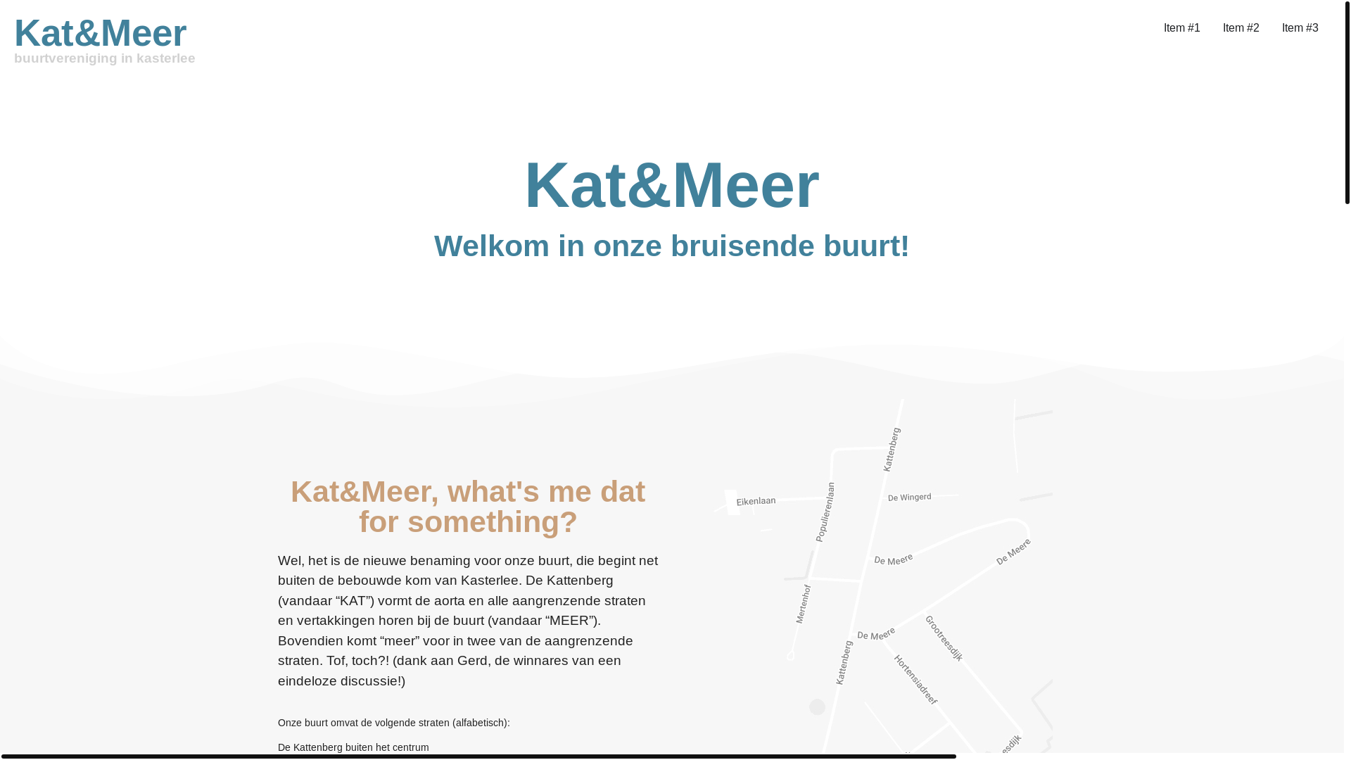 website screenshot of https://katenmeer.be/