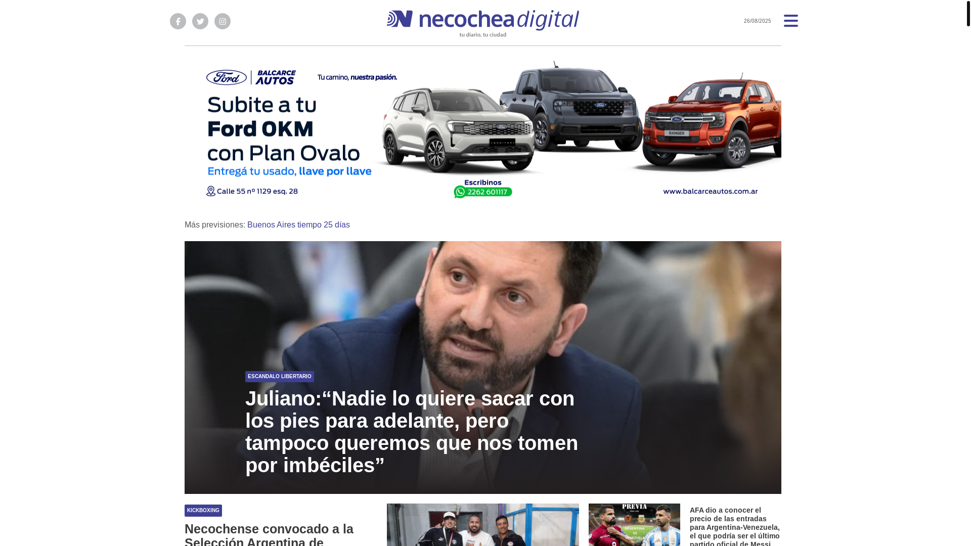 website screenshot of https://necocheadigital.com/