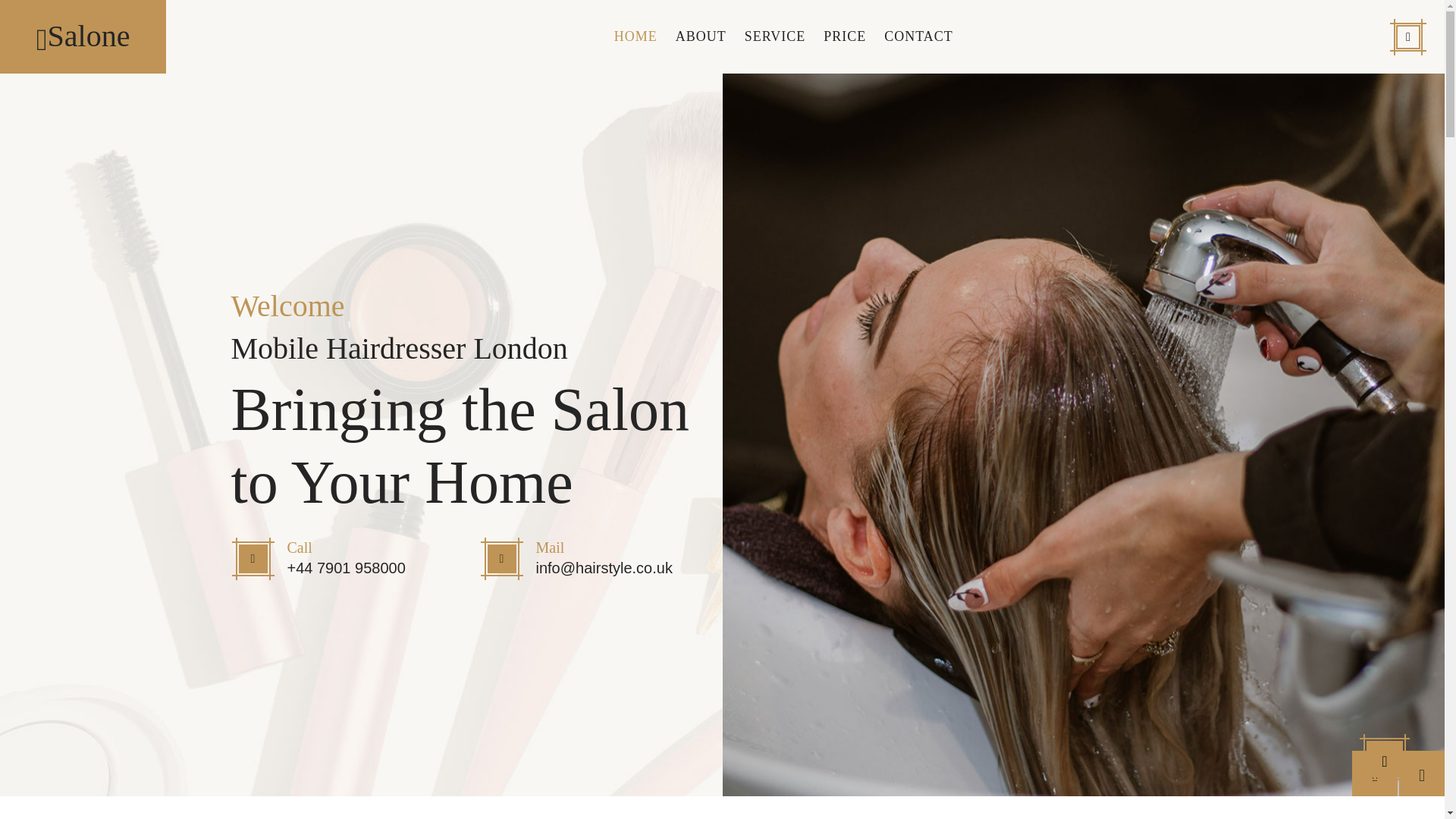website screenshot of https://hairbynora.pages.dev/