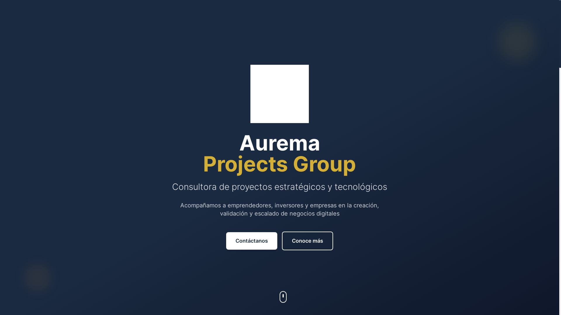 website screenshot of https://auremaprojects.group/