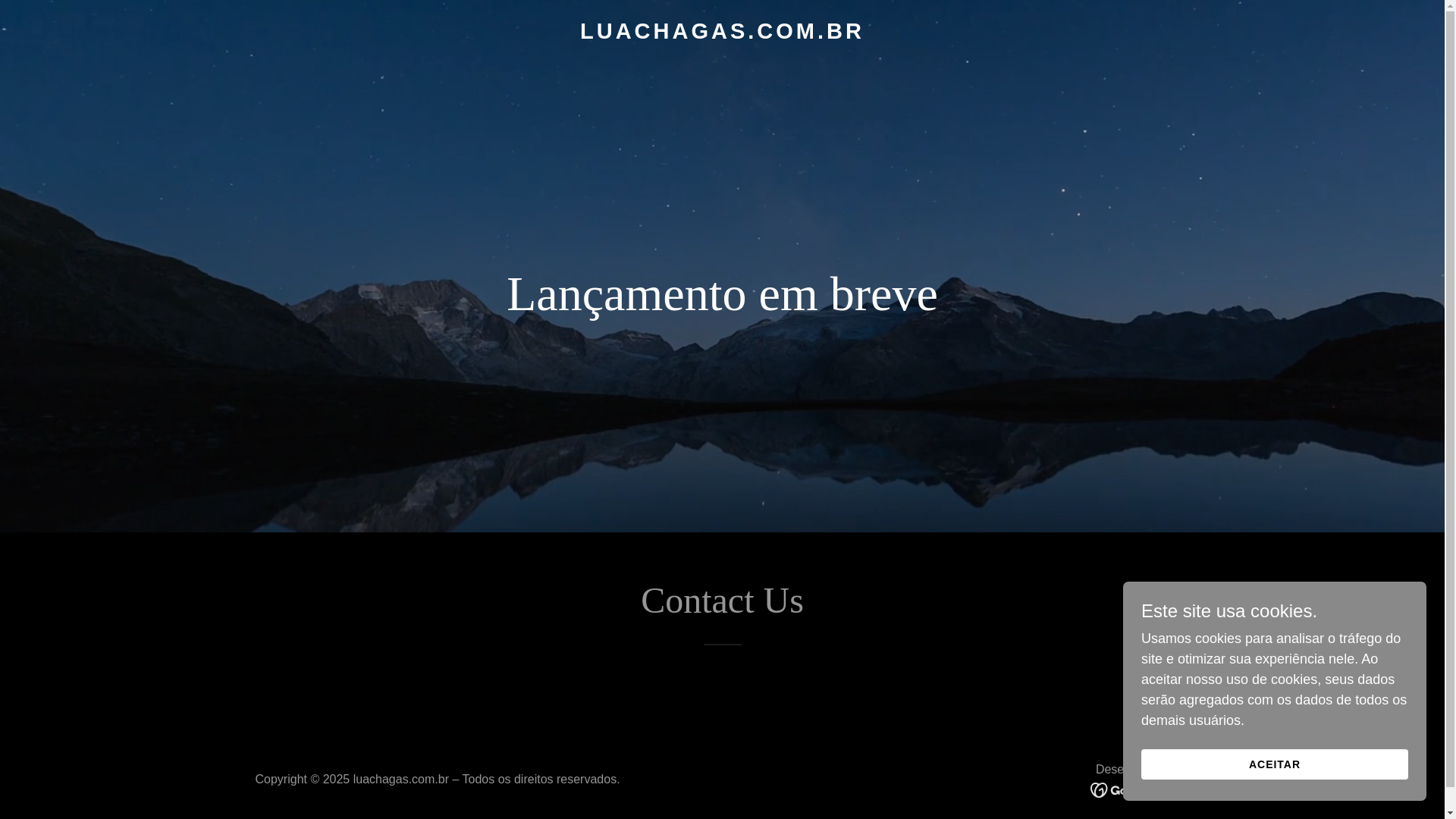 website screenshot of https://luachagas.com.br/
