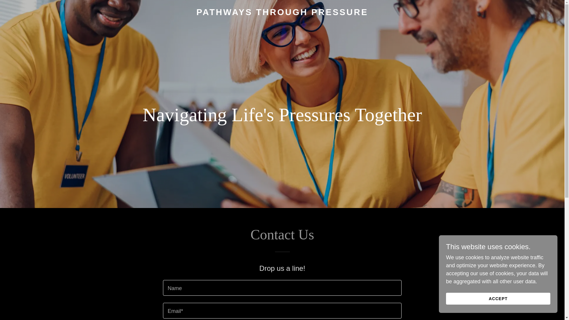 website screenshot of https://pressuretested.org/