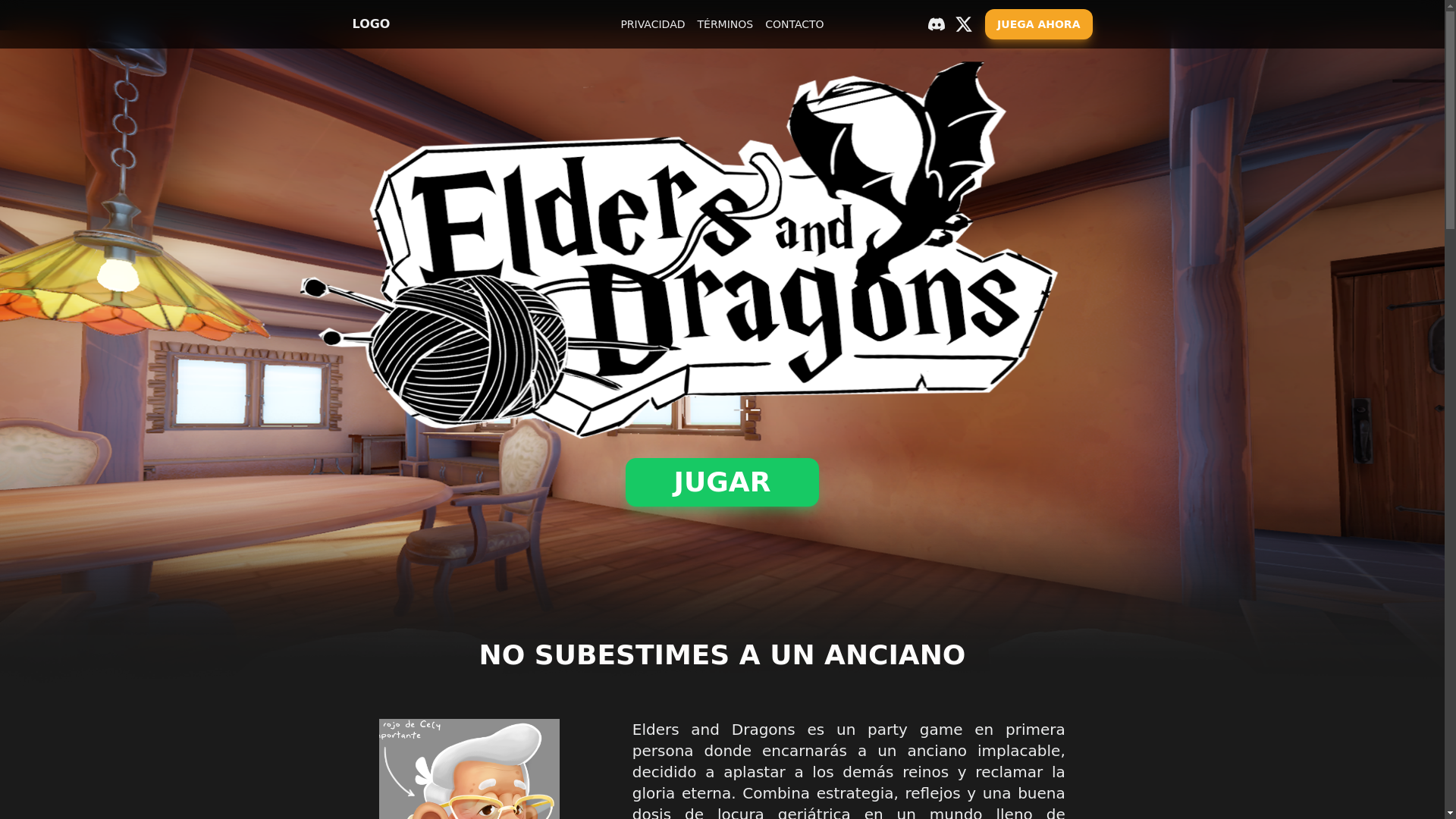 website screenshot of https://eldersko.com/