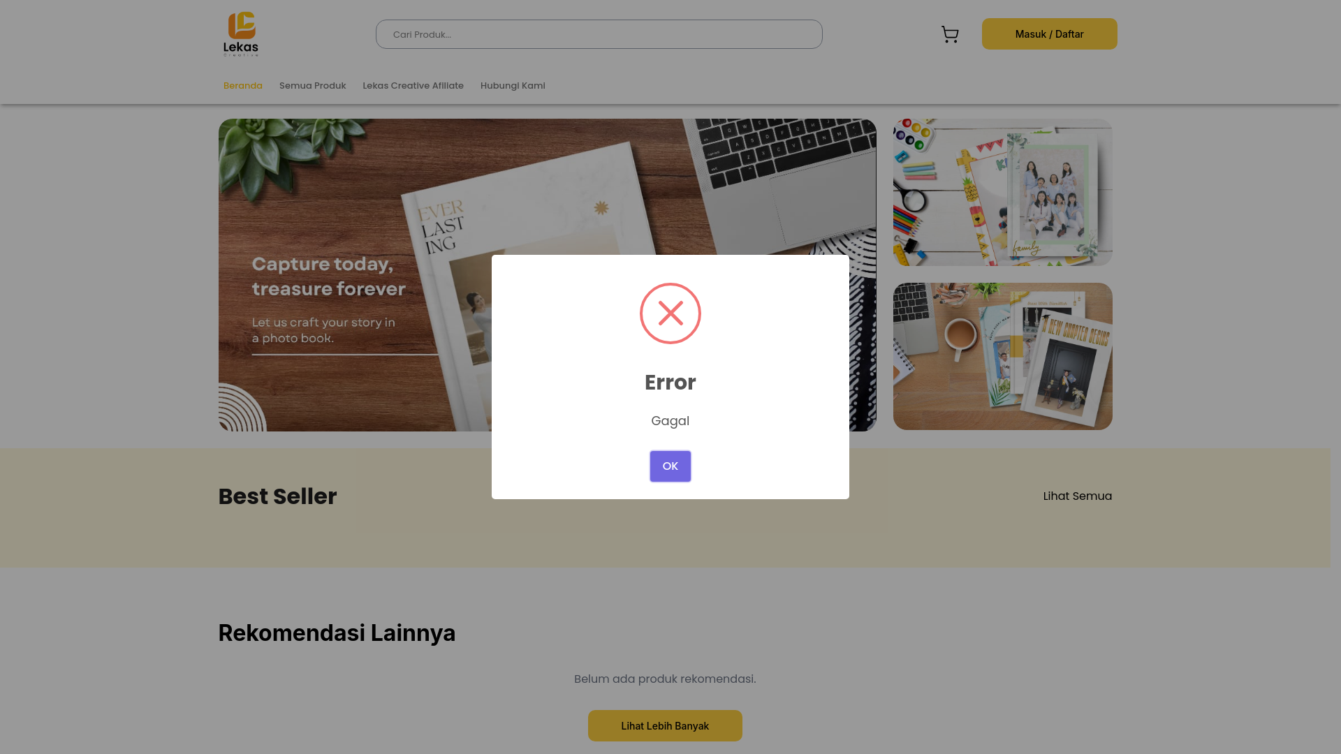 website screenshot of https://lekas-creative-production.pages.dev/