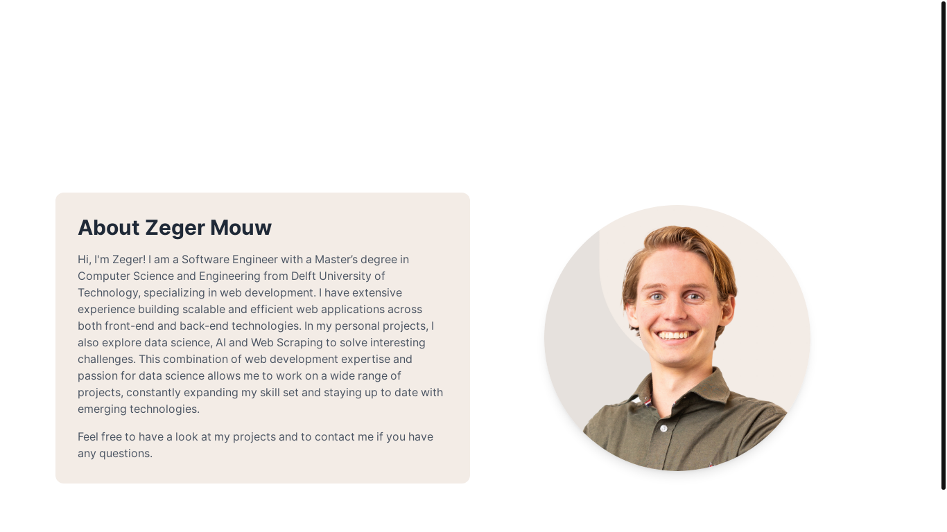 website screenshot of https://zegermouw.nl/