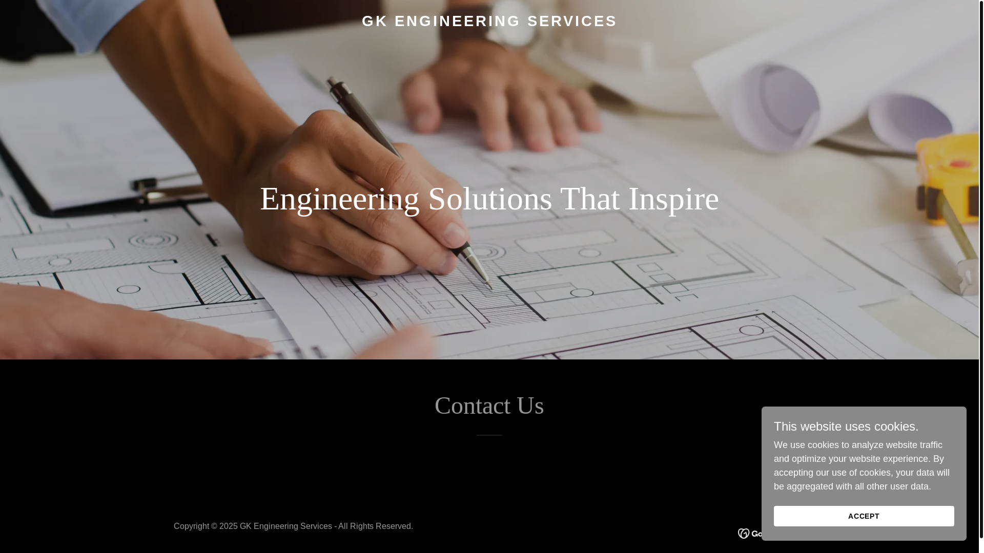 website screenshot of https://gkengineeringservices.com/