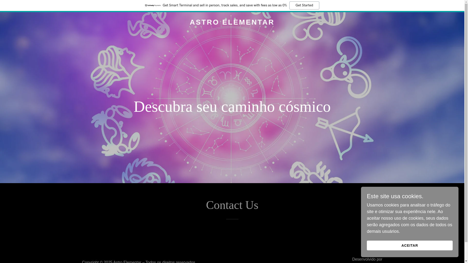 website screenshot of https://astroelementar.com.br/