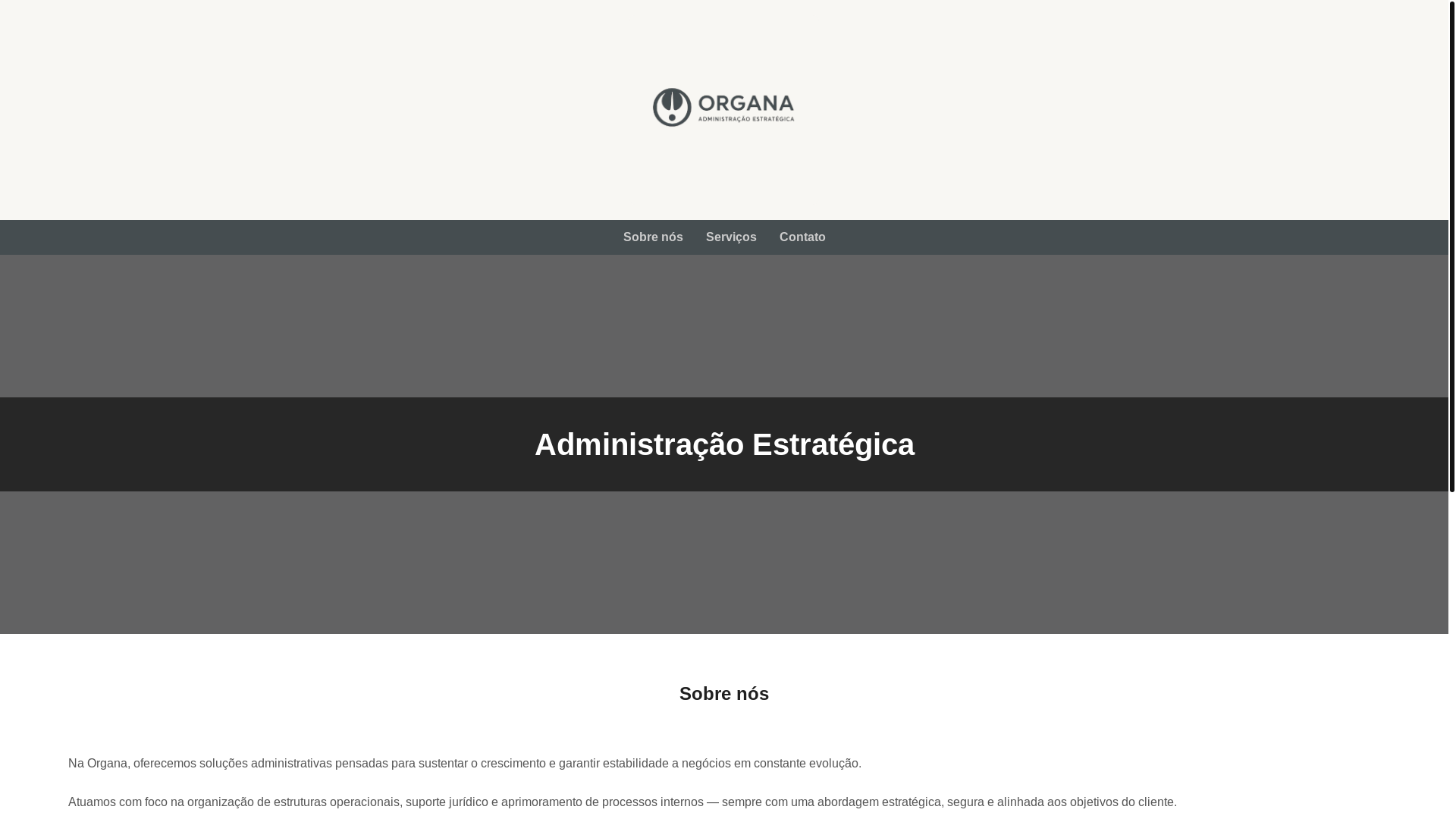 website screenshot of https://organaadm.com.br/
