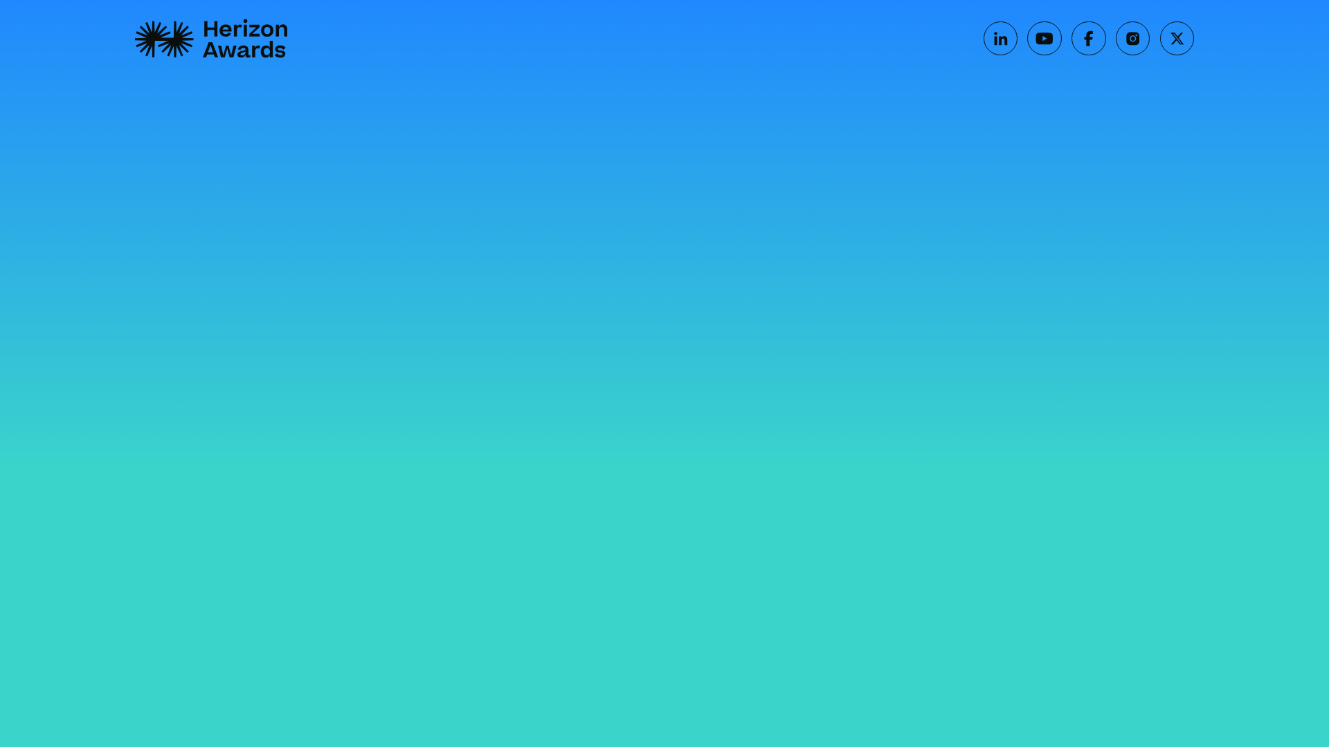 website screenshot of http://www.herizonawards.com/