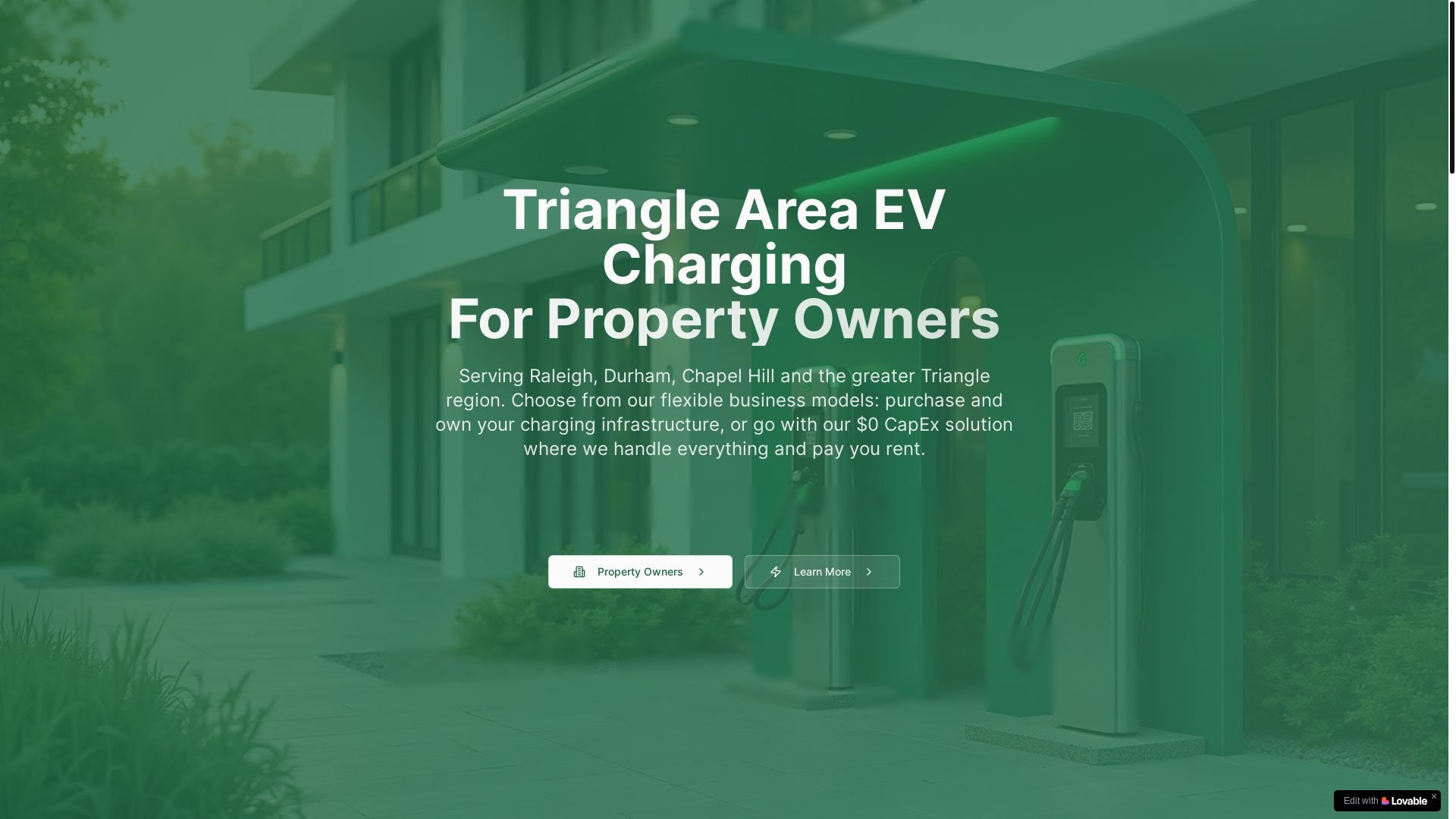 website screenshot of https://chargedevtriangle.com/