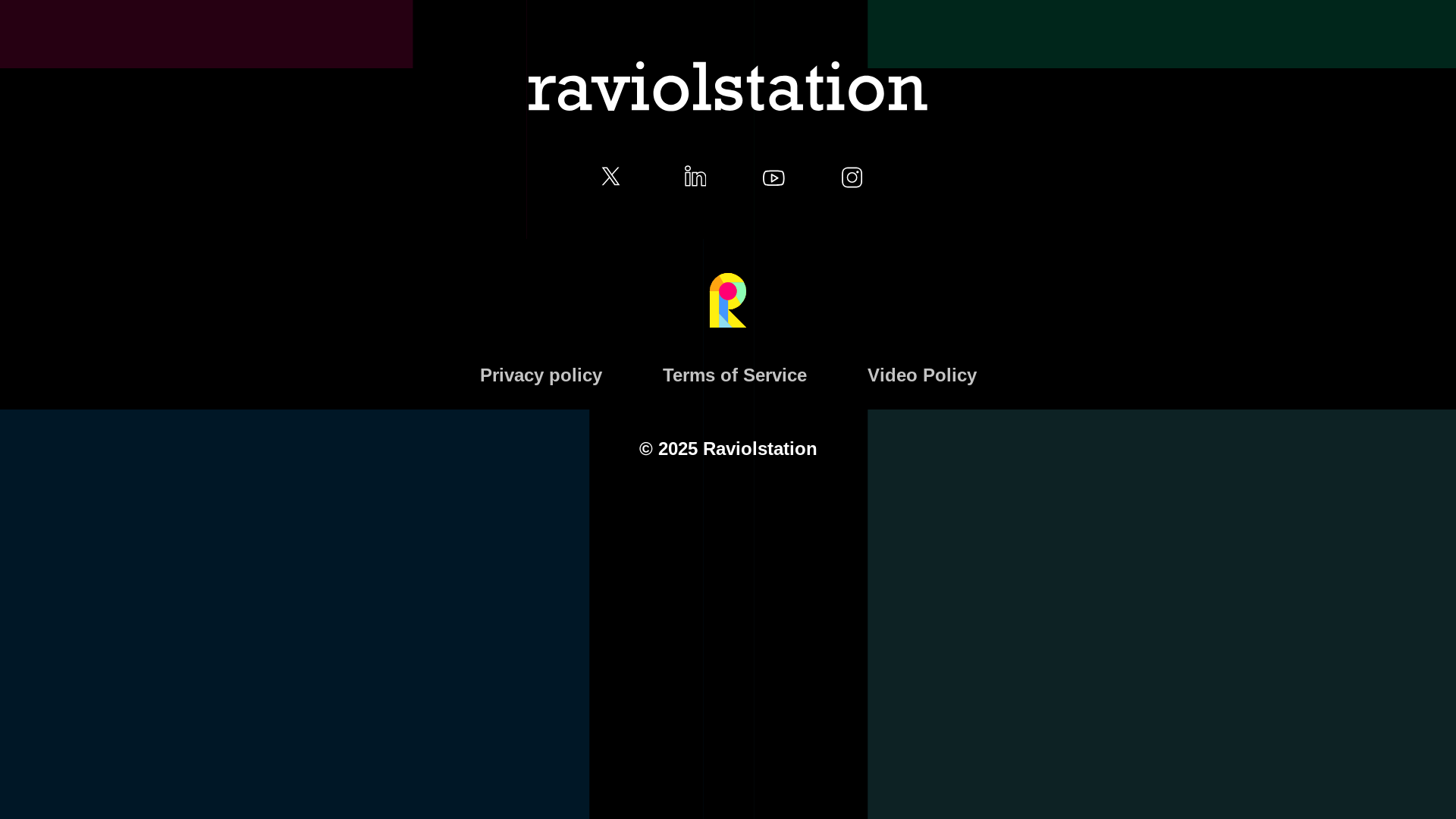 website screenshot of https://raviolstation.pages.dev/