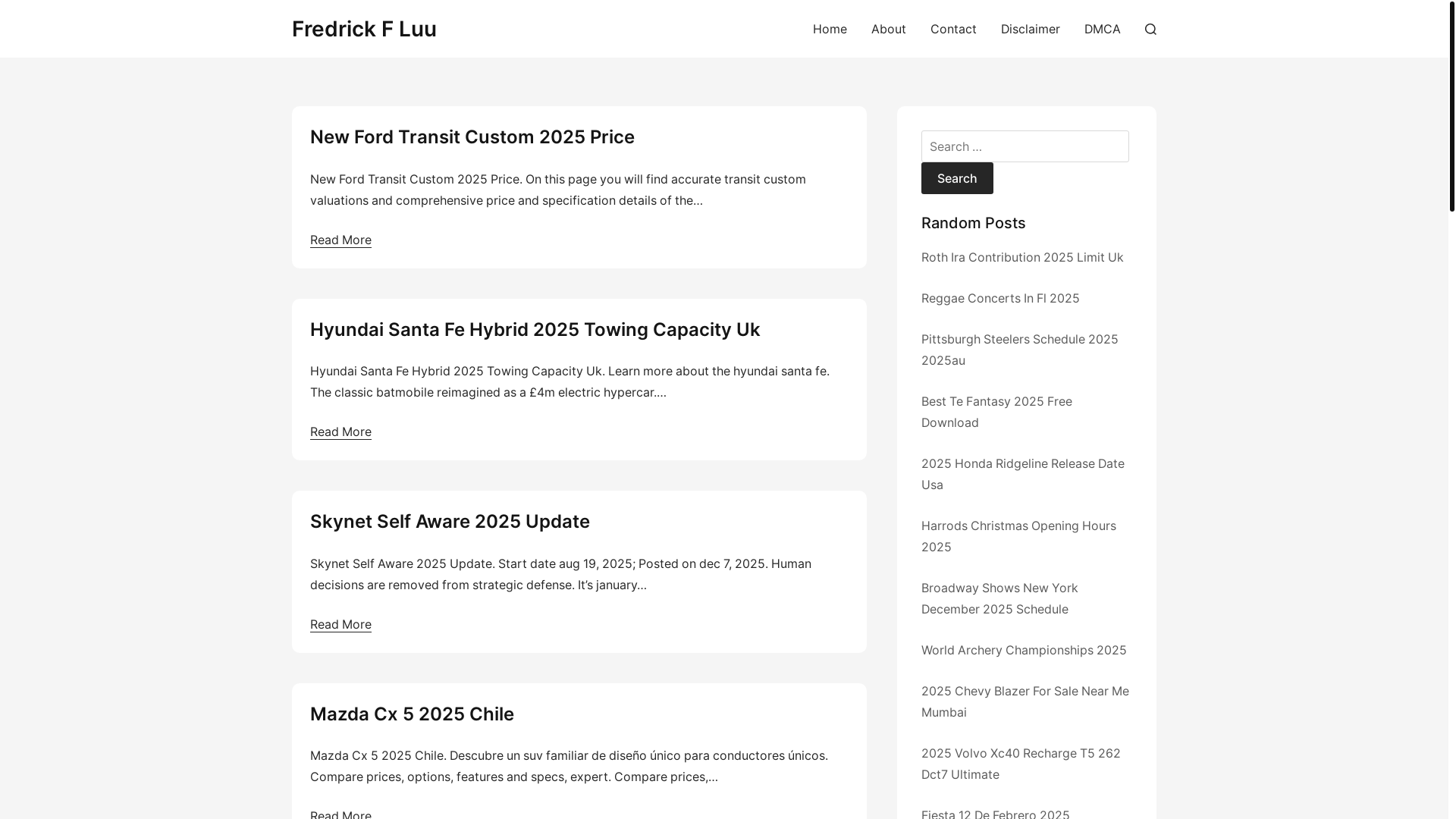 website screenshot of https://fredrickfluur.pages.dev/