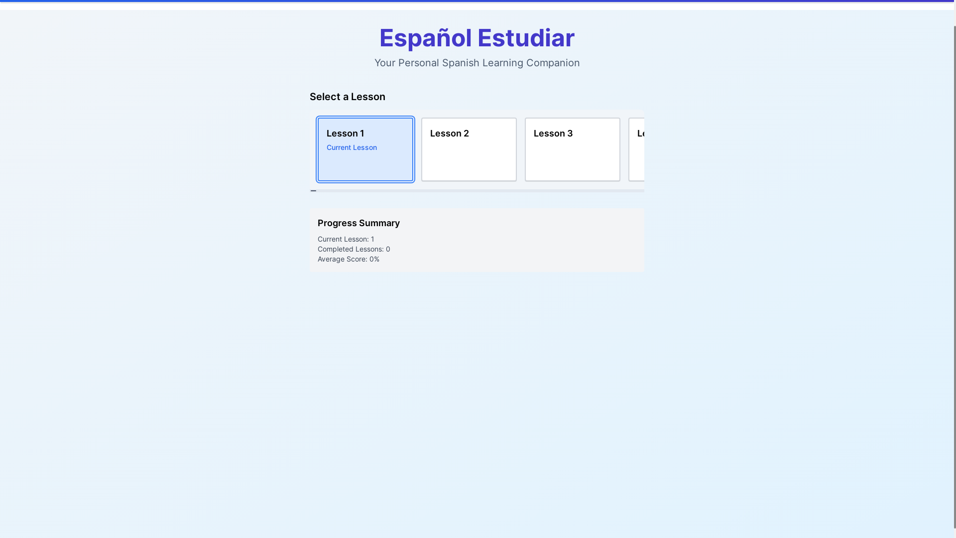 website screenshot of https://supaspanishapp.pages.dev/