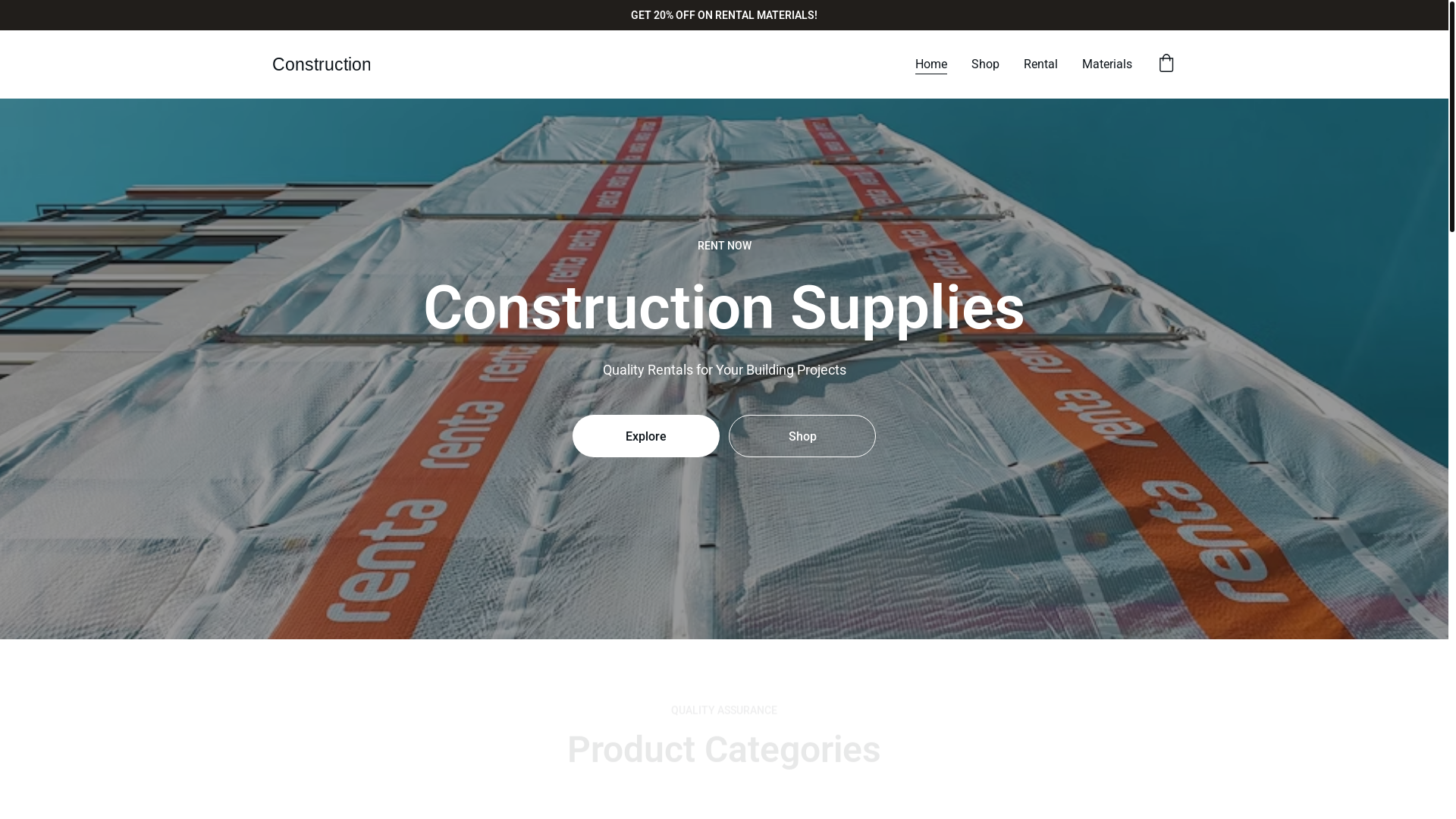website screenshot of https://charshadbuilders.com/