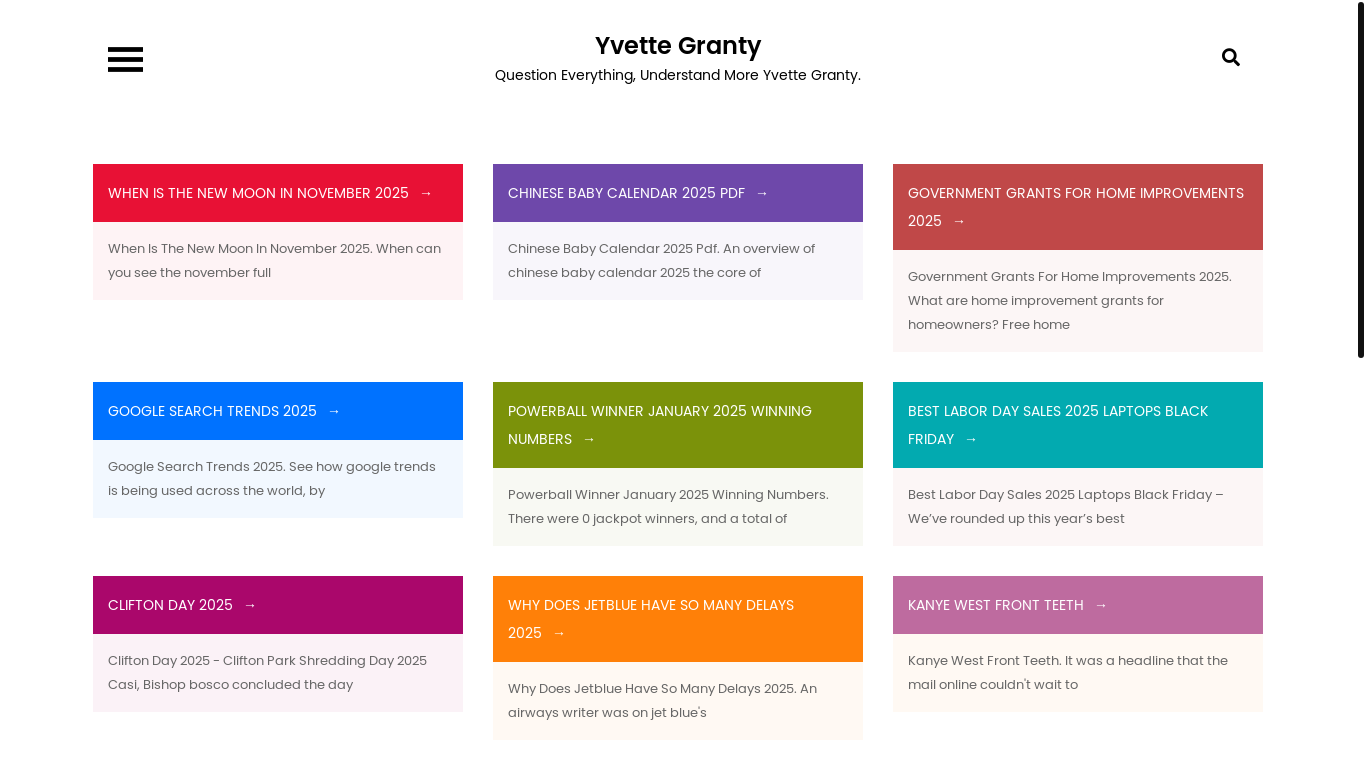 website screenshot of https://yvettegranty.pages.dev/