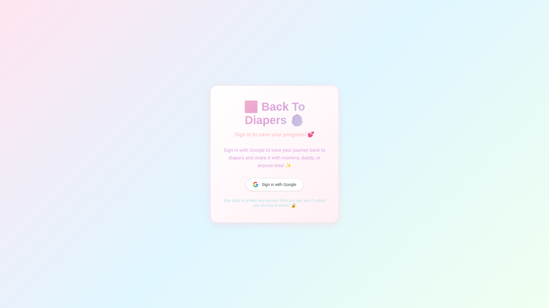 website screenshot of https://backtodiapers.com/