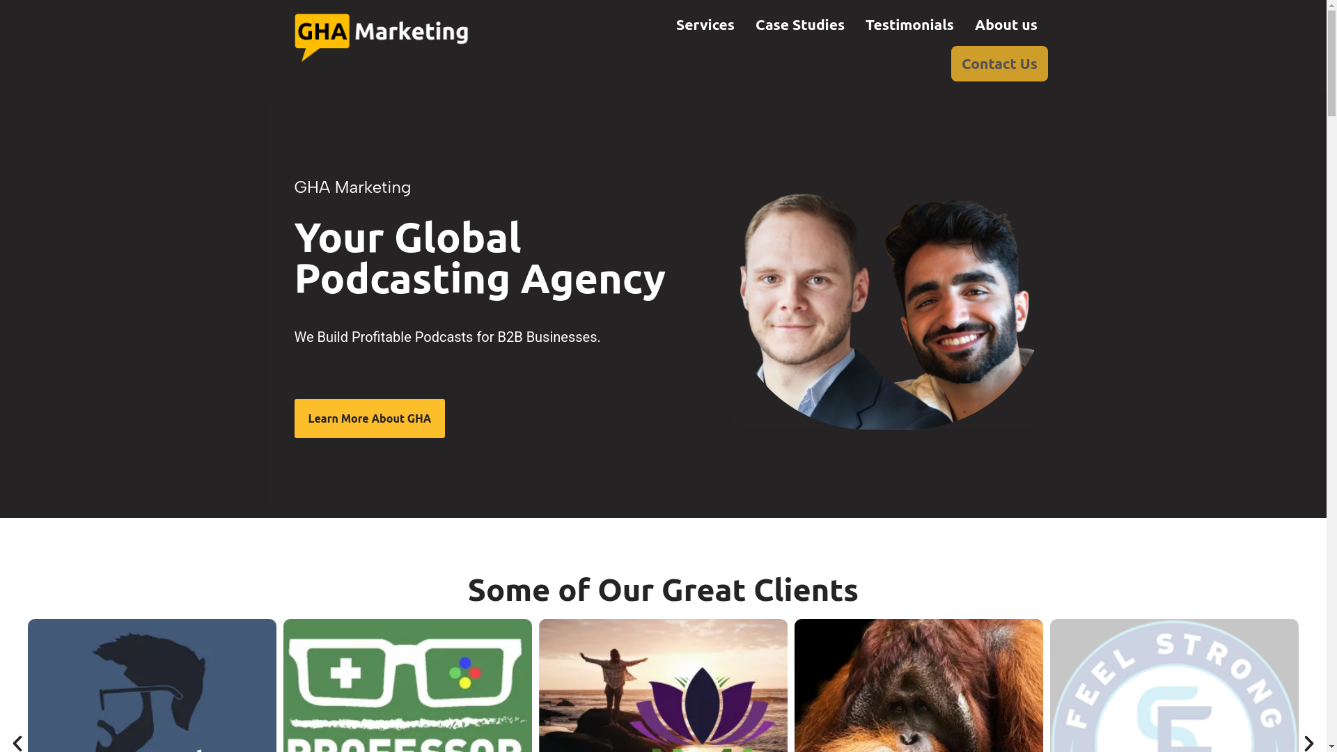 website screenshot of https://mypodcastbyte.com/