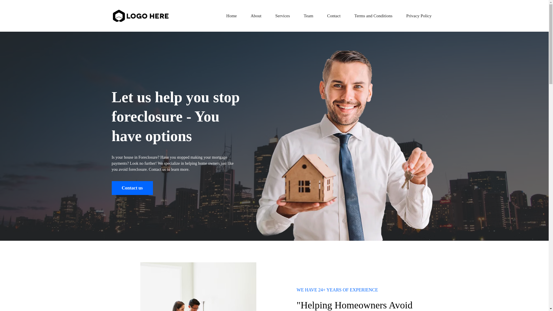 website screenshot of https://deirealestate.org/