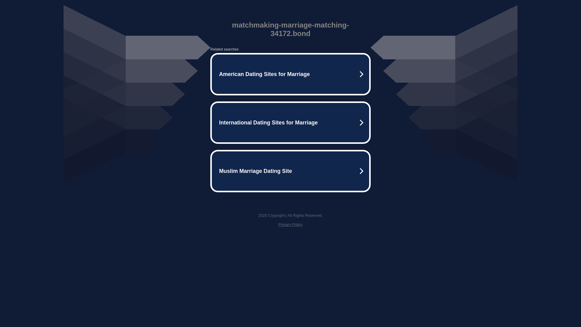 website screenshot of https://matchmaking-marriage-matching-34172.bond/