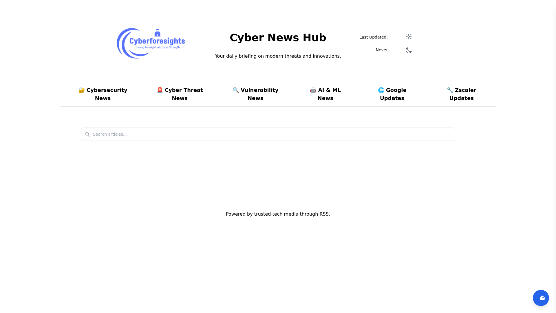 website screenshot of https://cyber-foresights-backend.pages.dev/