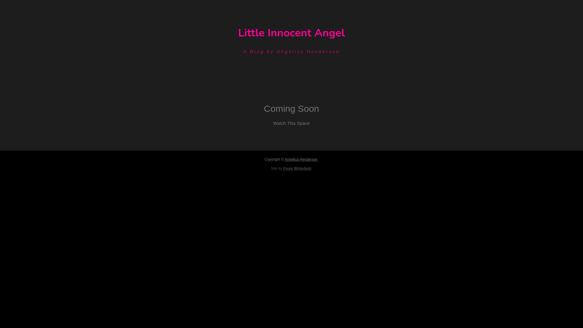 website screenshot of https://littleinnocentangel.pages.dev/