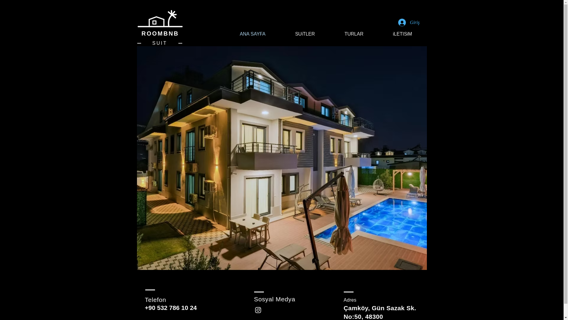 website screenshot of https://roombnbsuit.com/