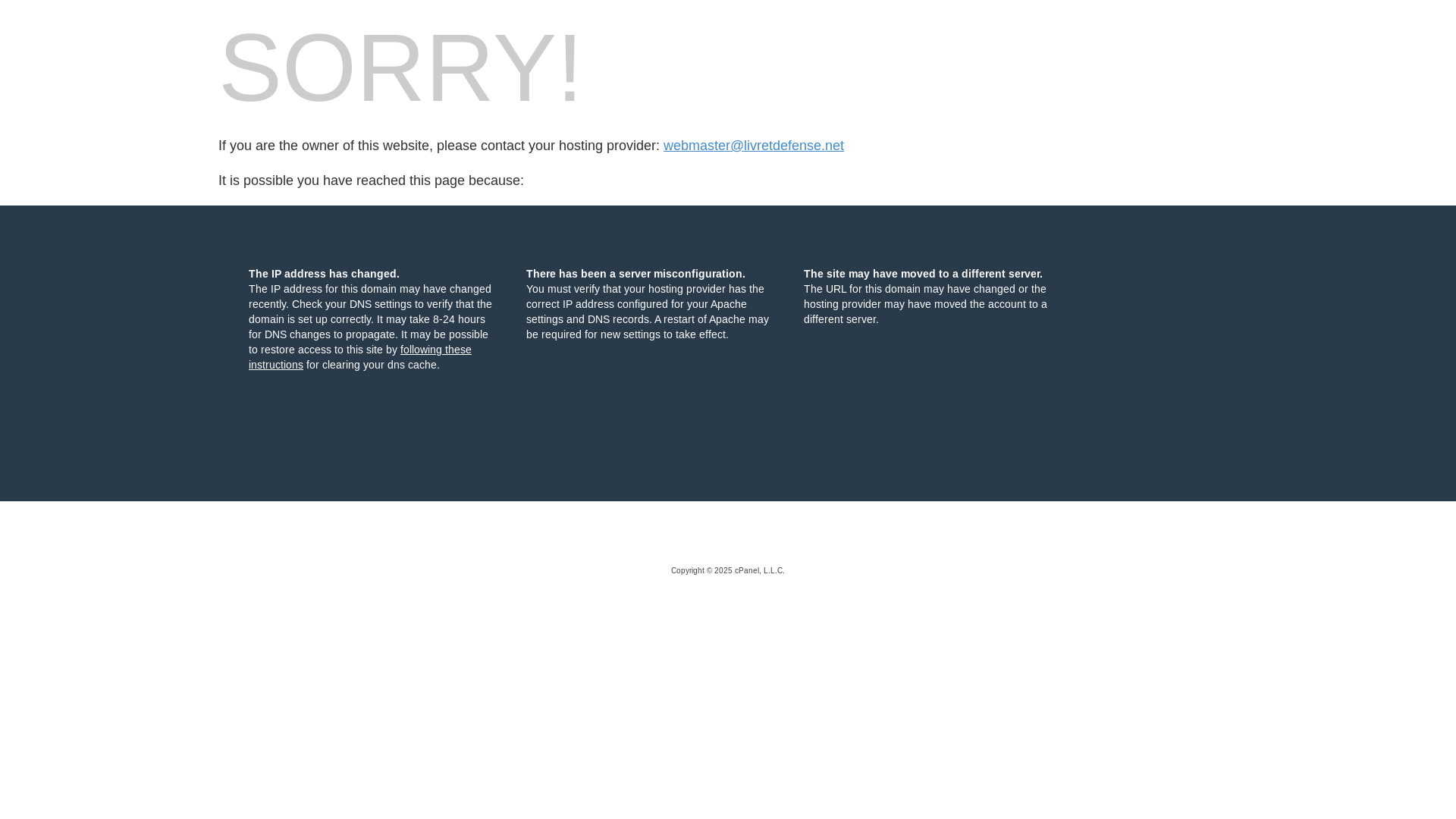 website screenshot of https://livretdefense.net/